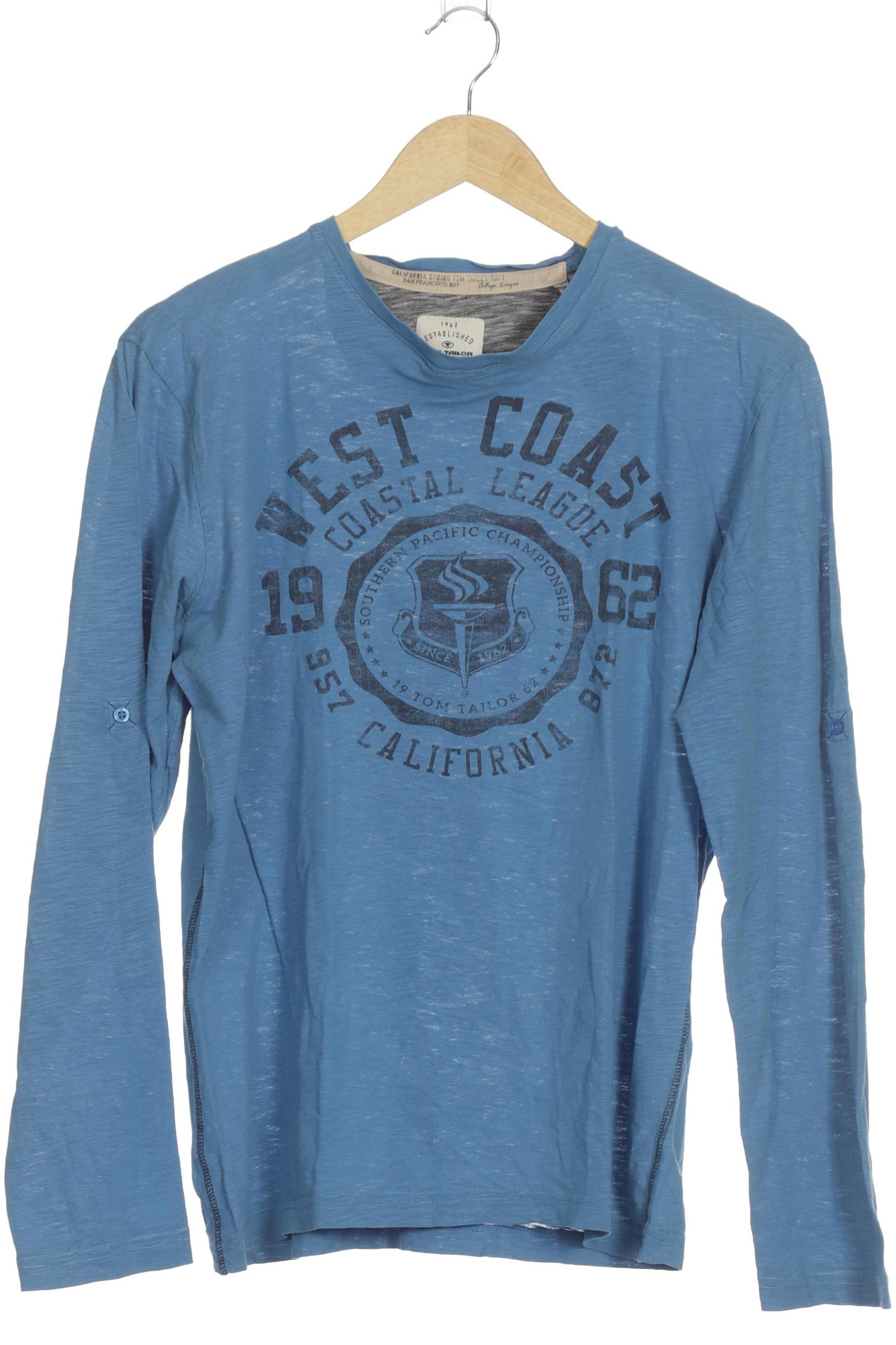 

Tom Tailor Herren Langarmshirt, blau, Gr.