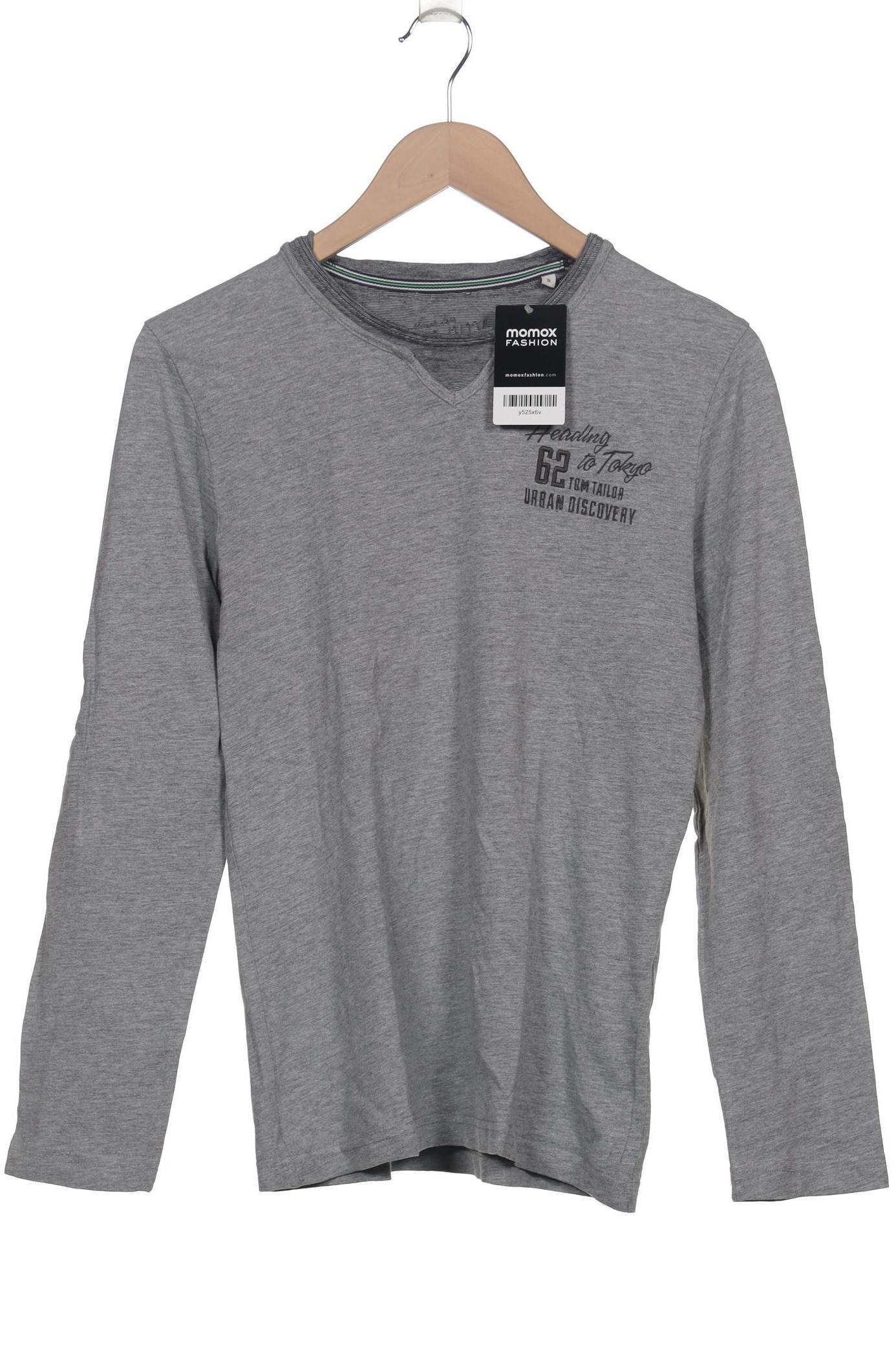 

Tom Tailor Herren Langarmshirt, grau, Gr. 46