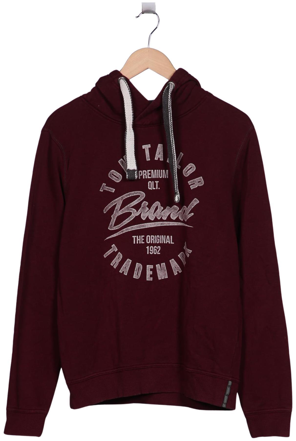 

Tom Tailor Herren Kapuzenpullover, bordeaux, Gr. 48