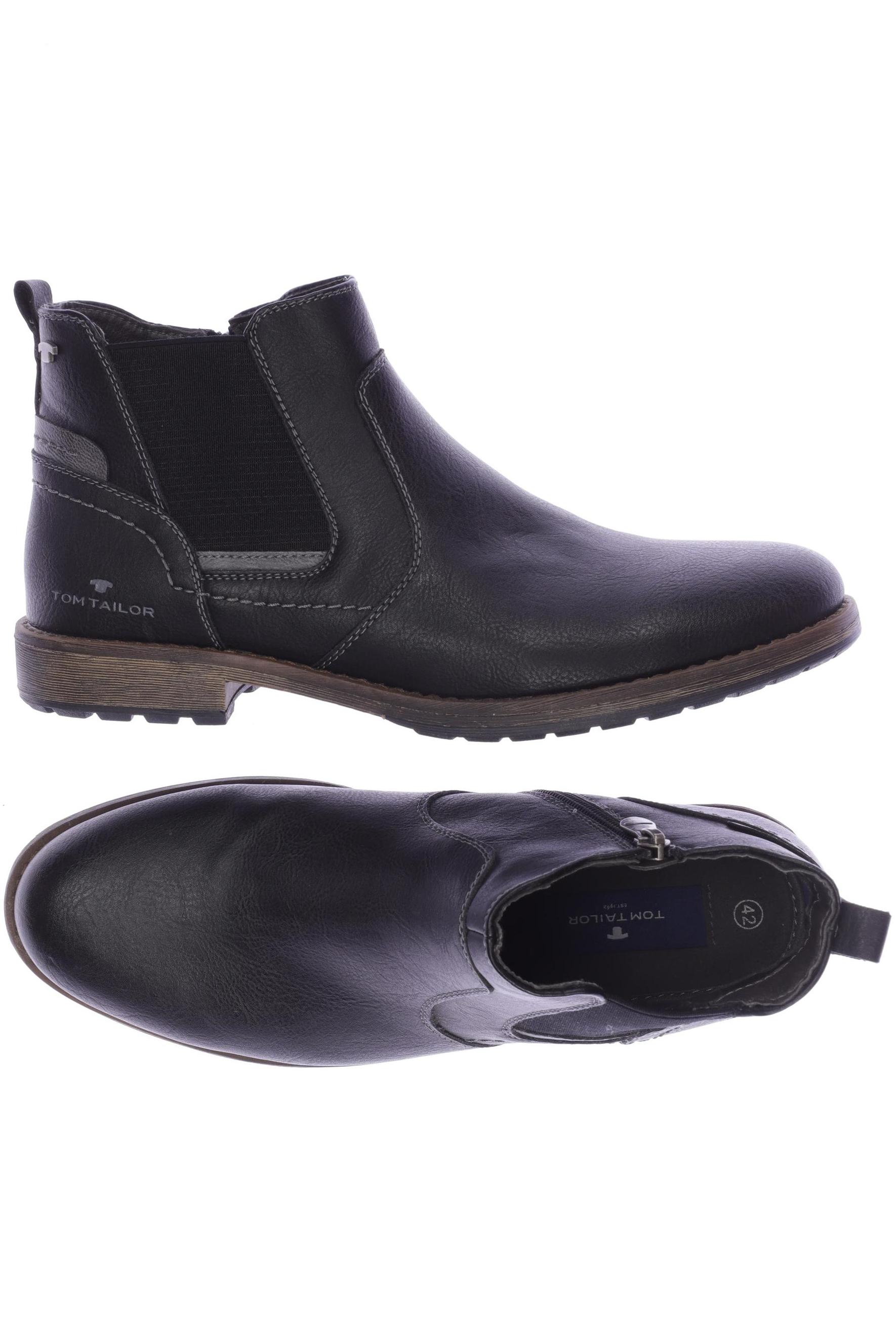 

Tom Tailor Herren Stiefel, schwarz