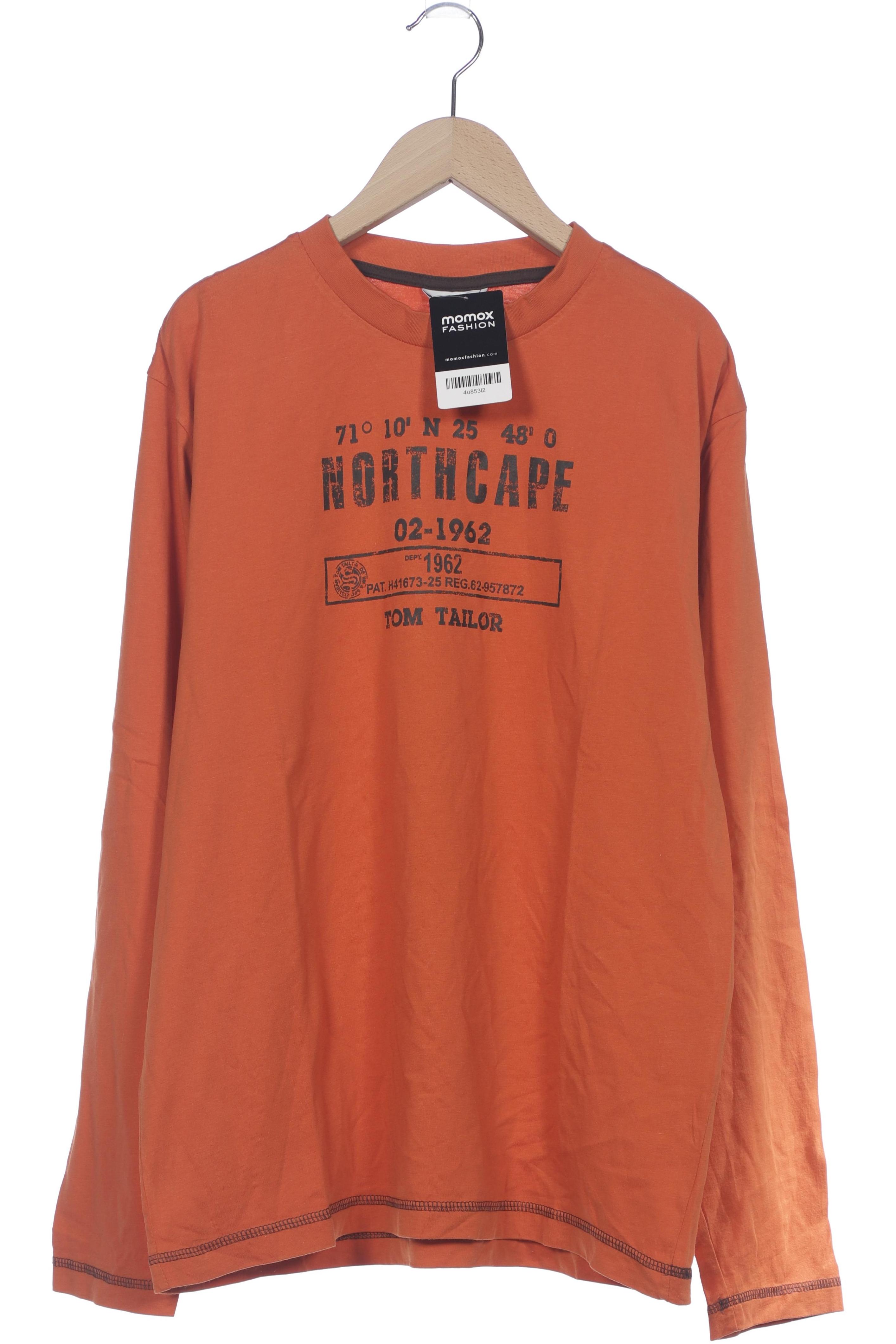 

Tom Tailor Herren Langarmshirt, orange, Gr. 52