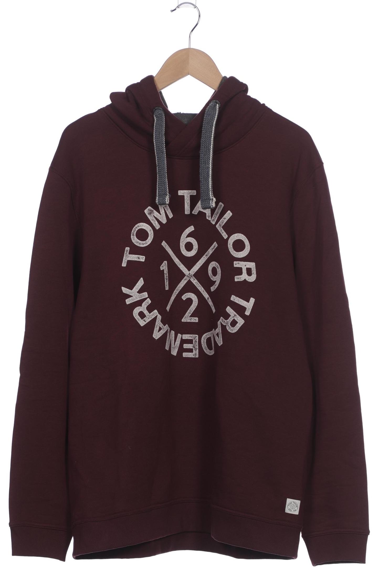 

Tom Tailor Herren Kapuzenpullover, bordeaux, Gr. 56