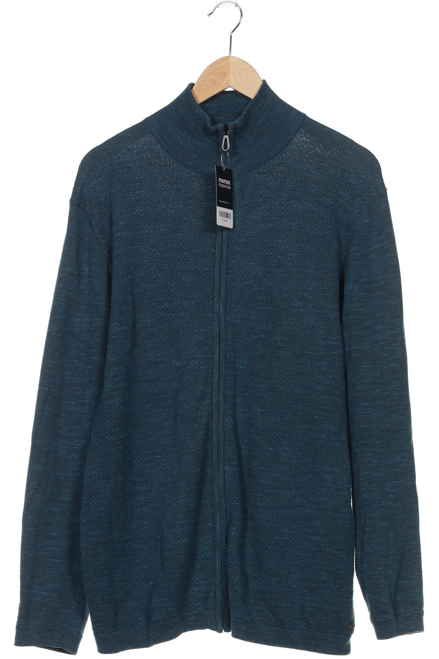 

Tom Tailor Herren Strickjacke, blau, Gr. 56