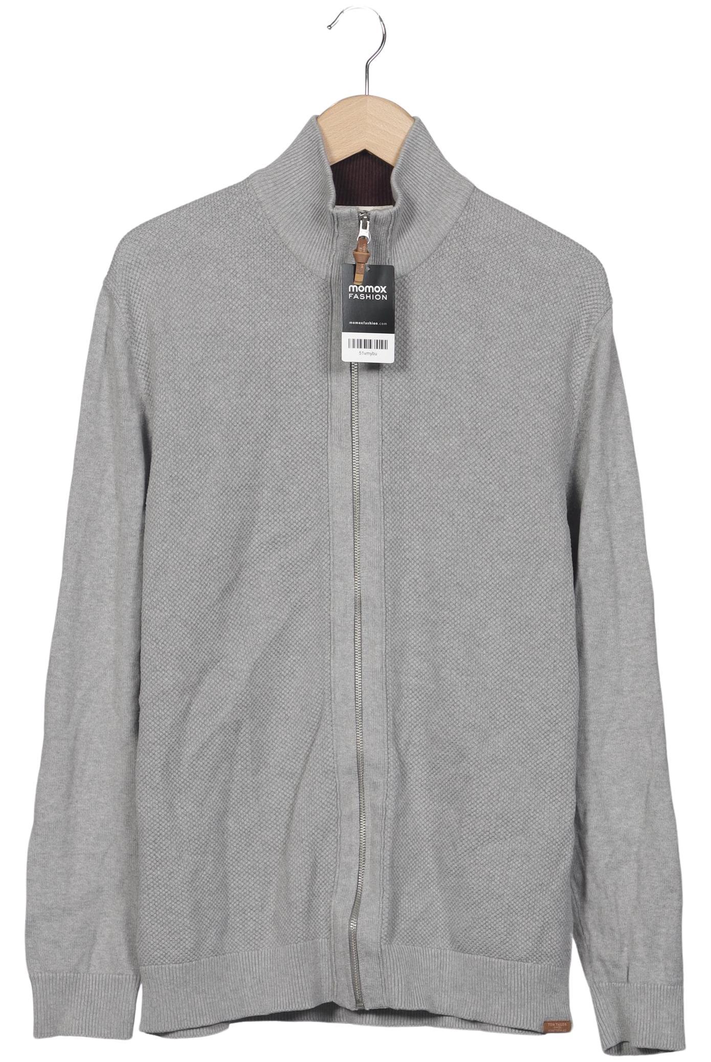

Tom Tailor Herren Strickjacke, grau, Gr. 56