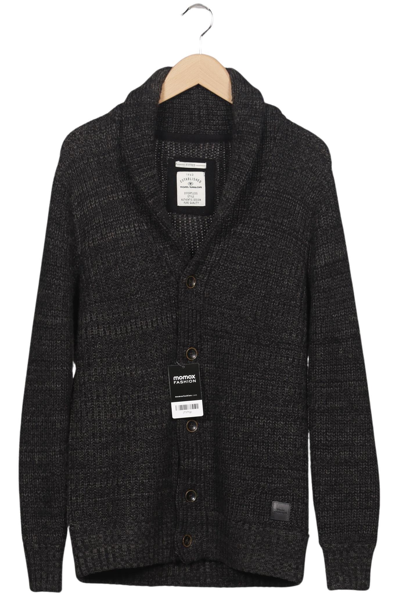 

Tom Tailor Herren Strickjacke, grau, Gr. 48