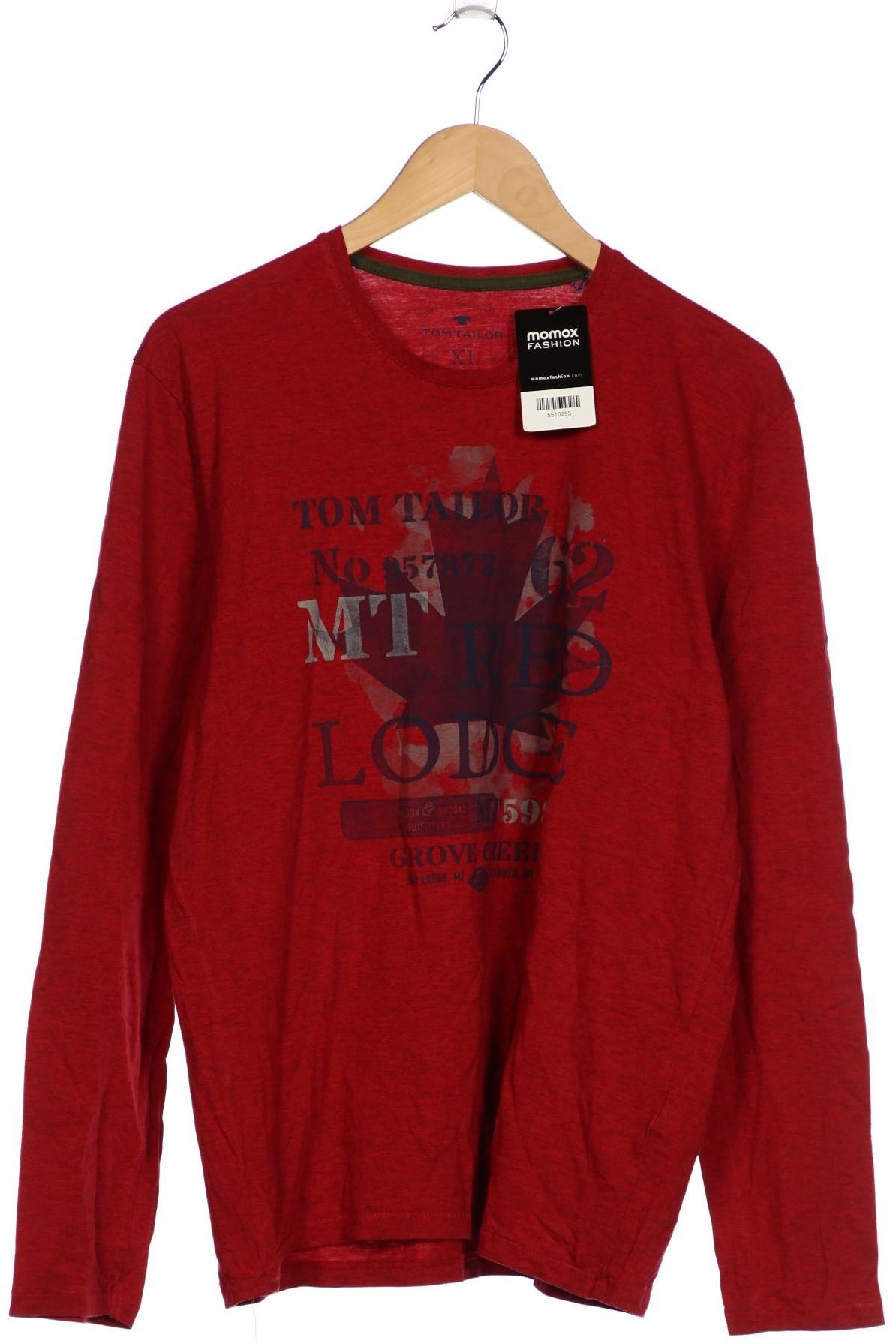 

Tom Tailor Herren Langarmshirt, rot, Gr. 54