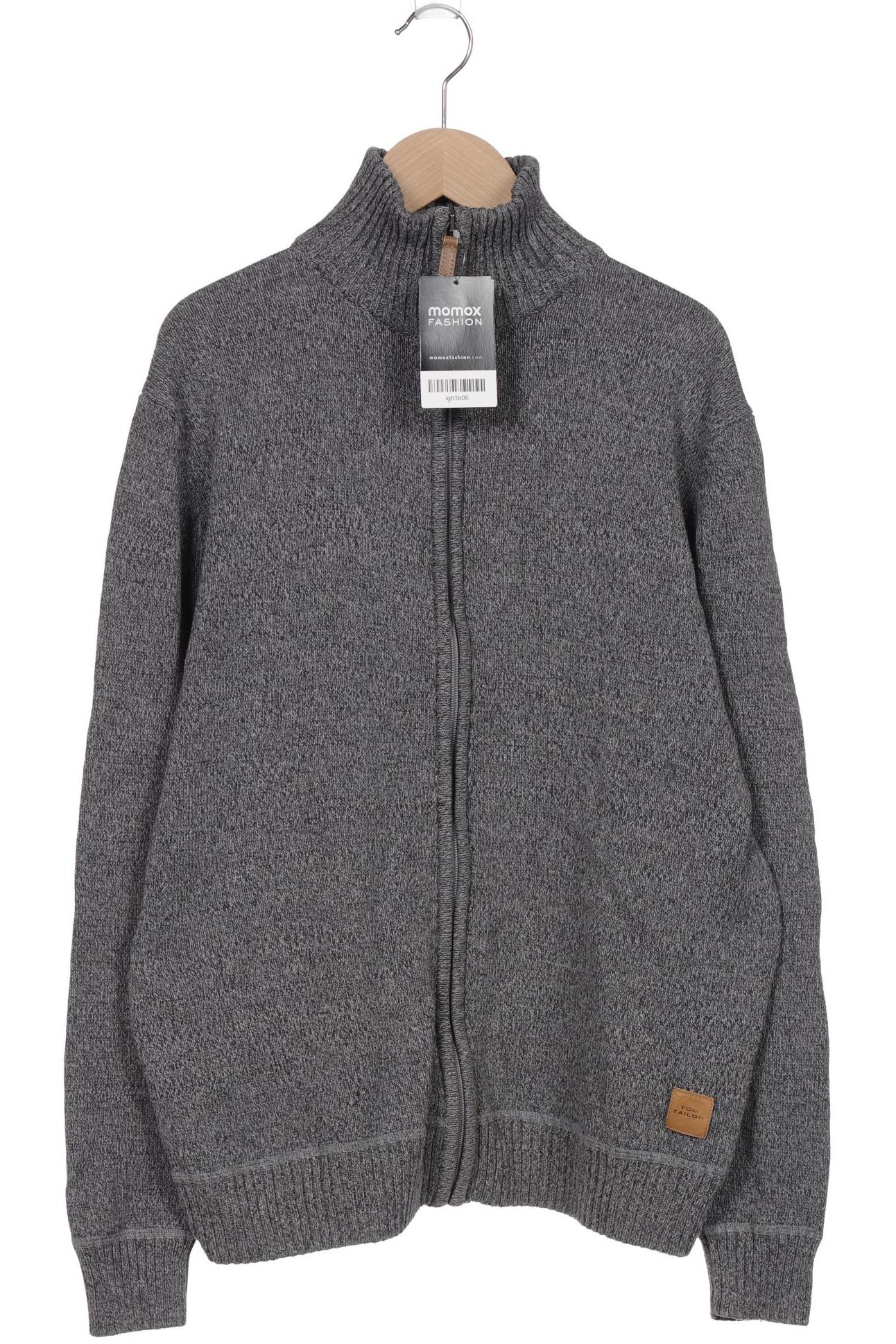 

Tom Tailor Herren Strickjacke, grau, Gr. 52