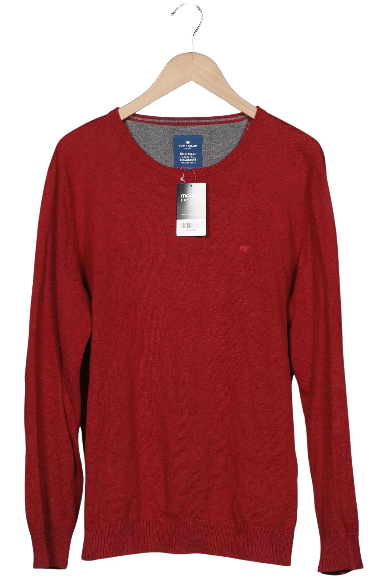 Thumbnail - Tom Tailor Herren Pullover, rot, Gr. 54