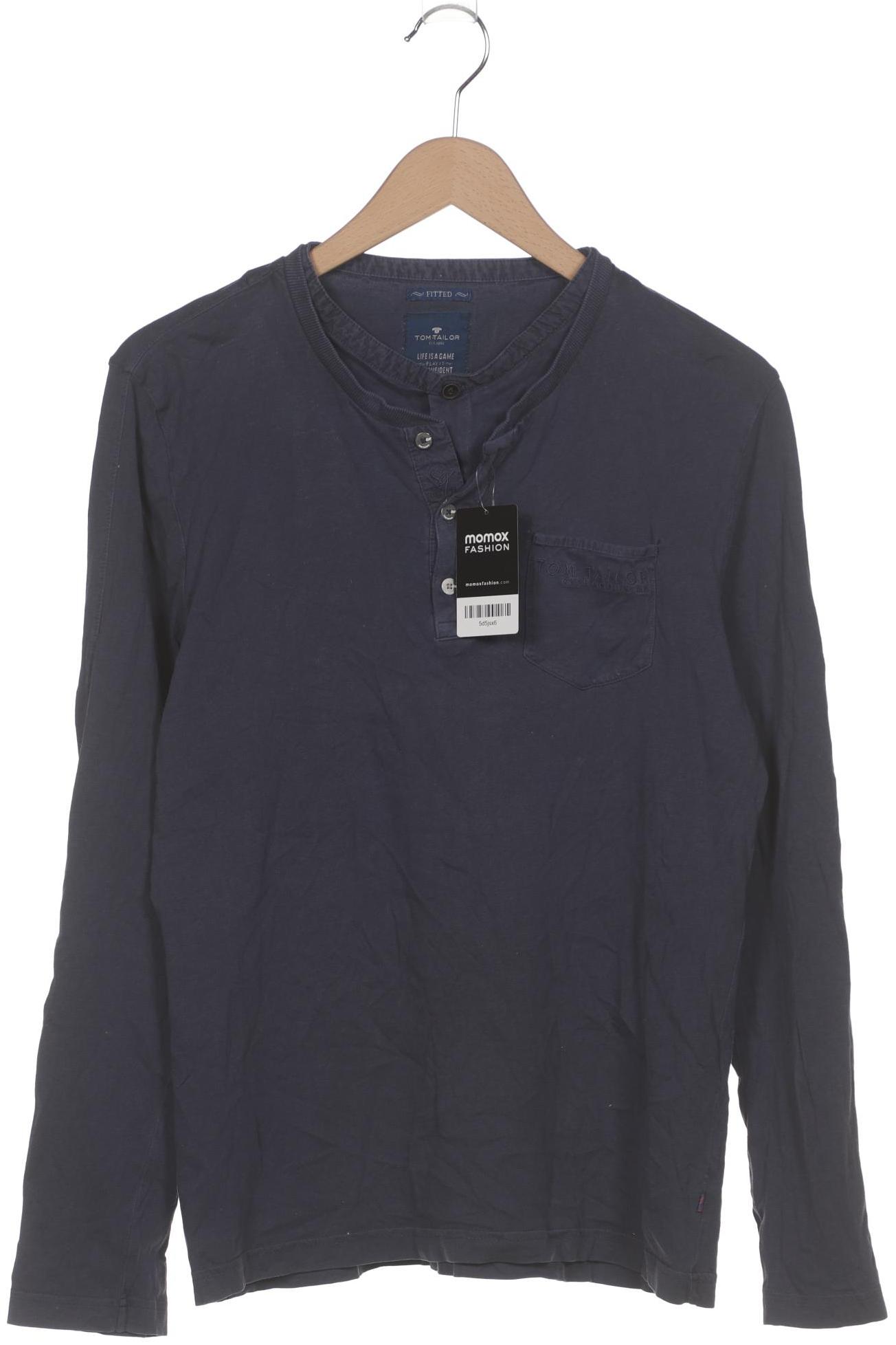 

Tom Tailor Herren Langarmshirt, marineblau, Gr. 48