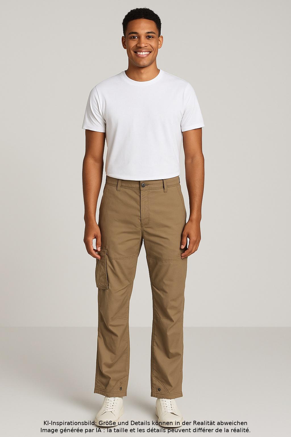 

Tom Tailor Herren Stoffhose, beige, Gr. 0