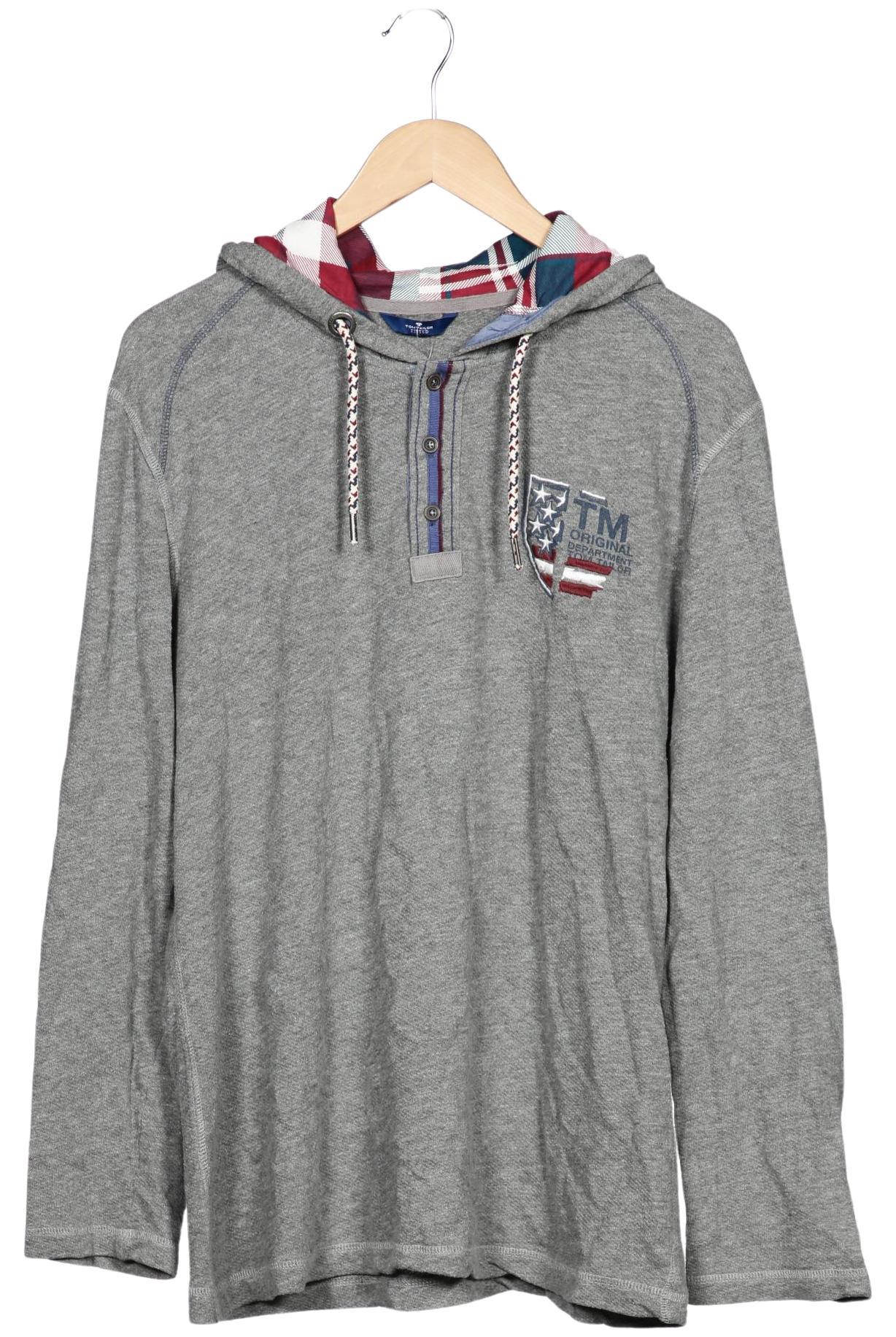 

Tom Tailor Herren Kapuzenpullover, grau, Gr. 56