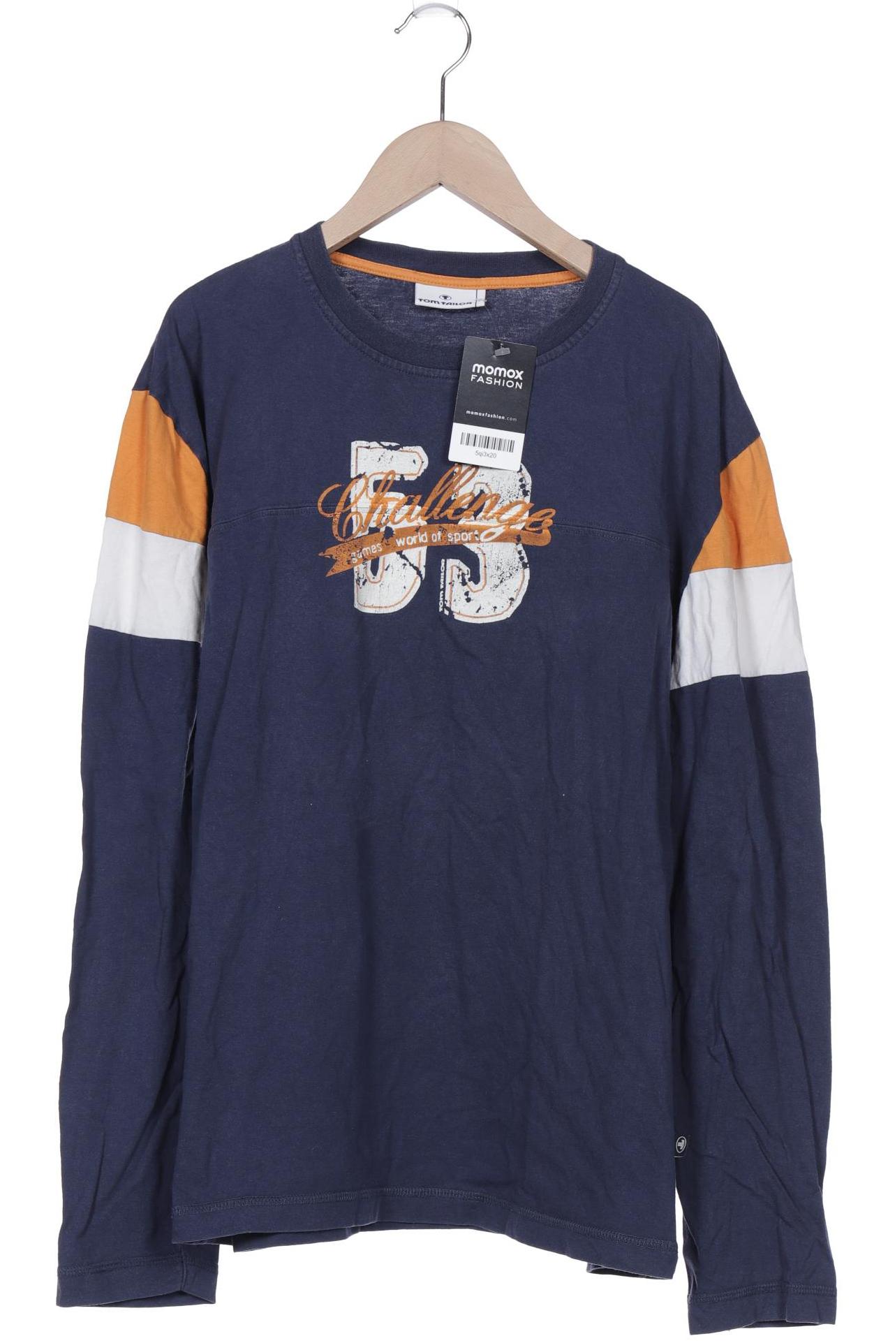 

Tom Tailor Herren Langarmshirt, marineblau, Gr. 54