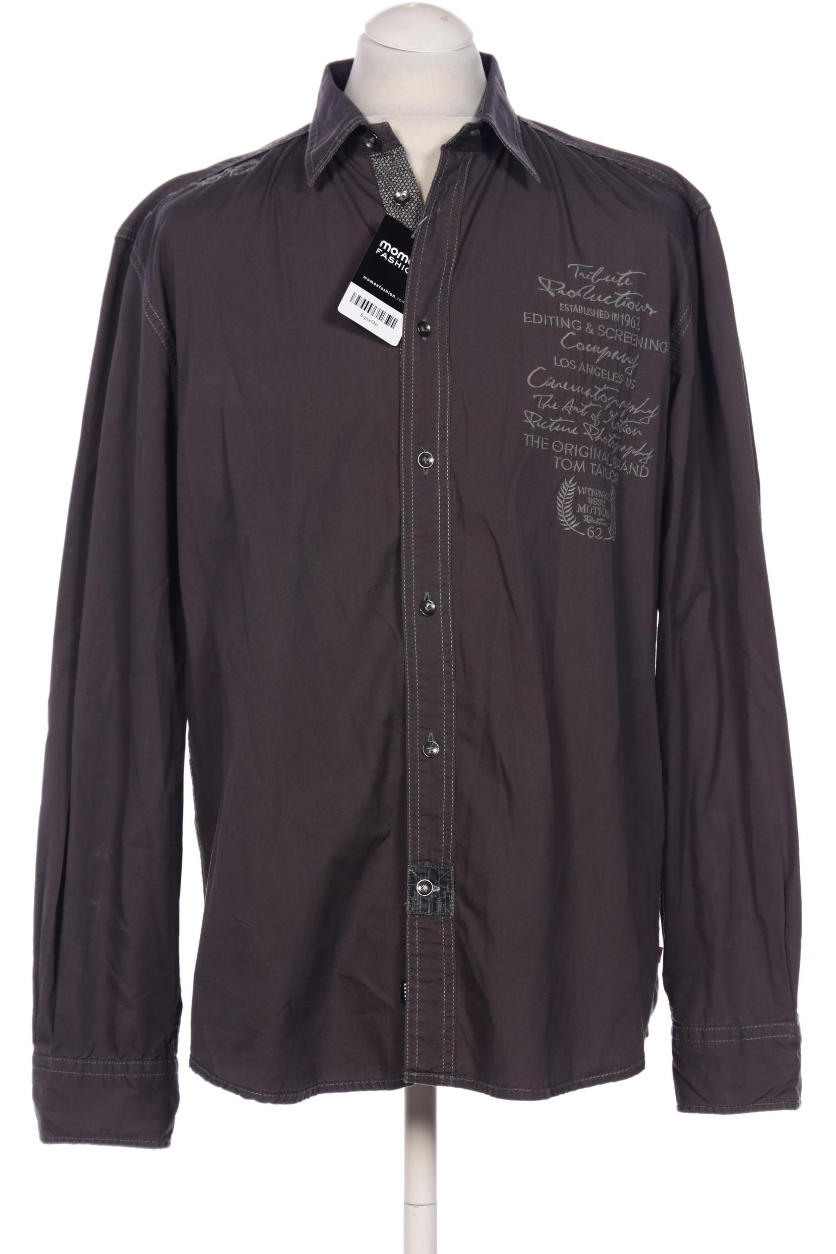 

Tom Tailor Herren Hemd, grau, Gr. 52