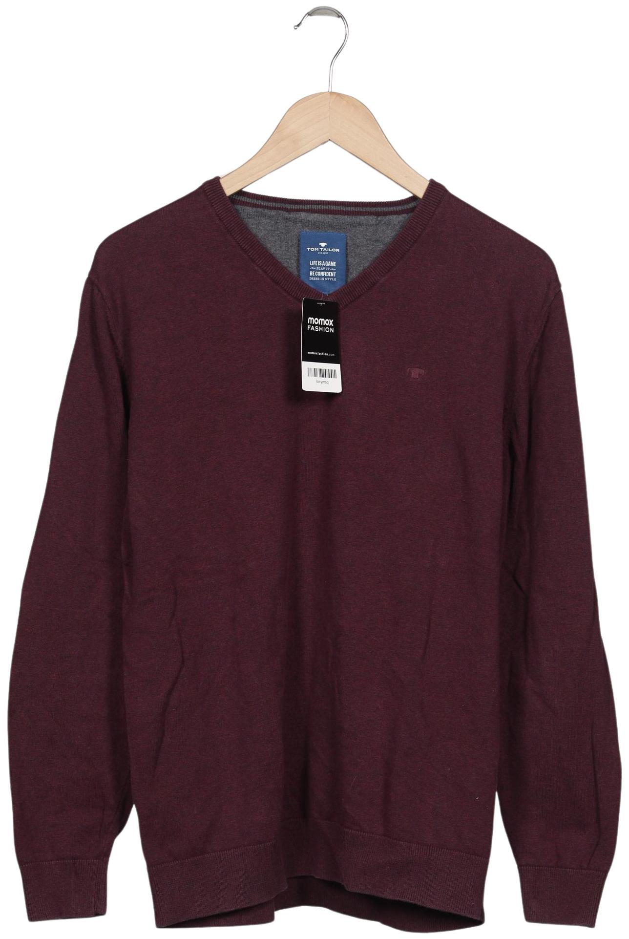 Thumbnail - Tom Tailor Herren Pullover, bordeaux, Gr. 54