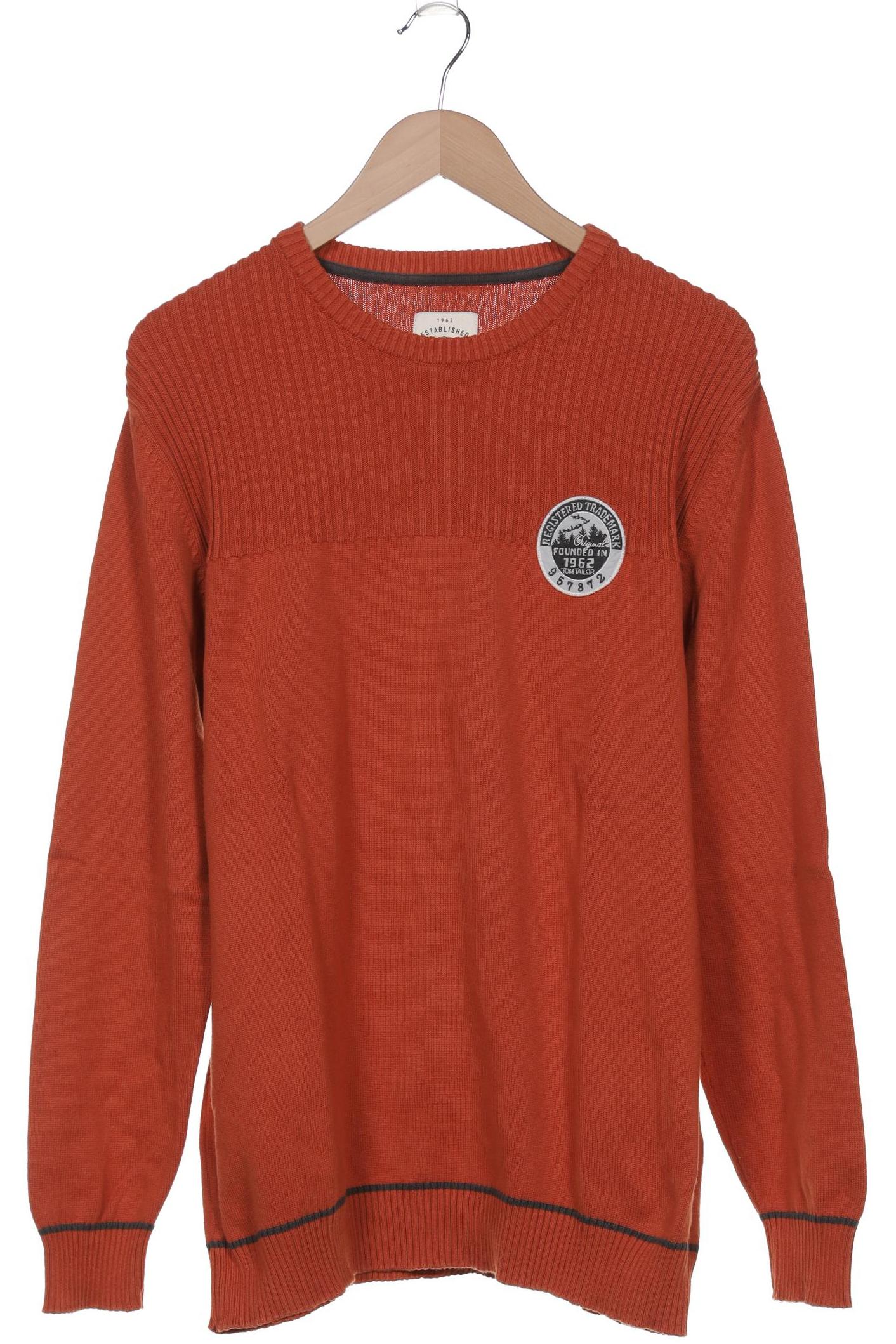 Thumbnail - Tom Tailor Herren Pullover, orange, Gr. 54
