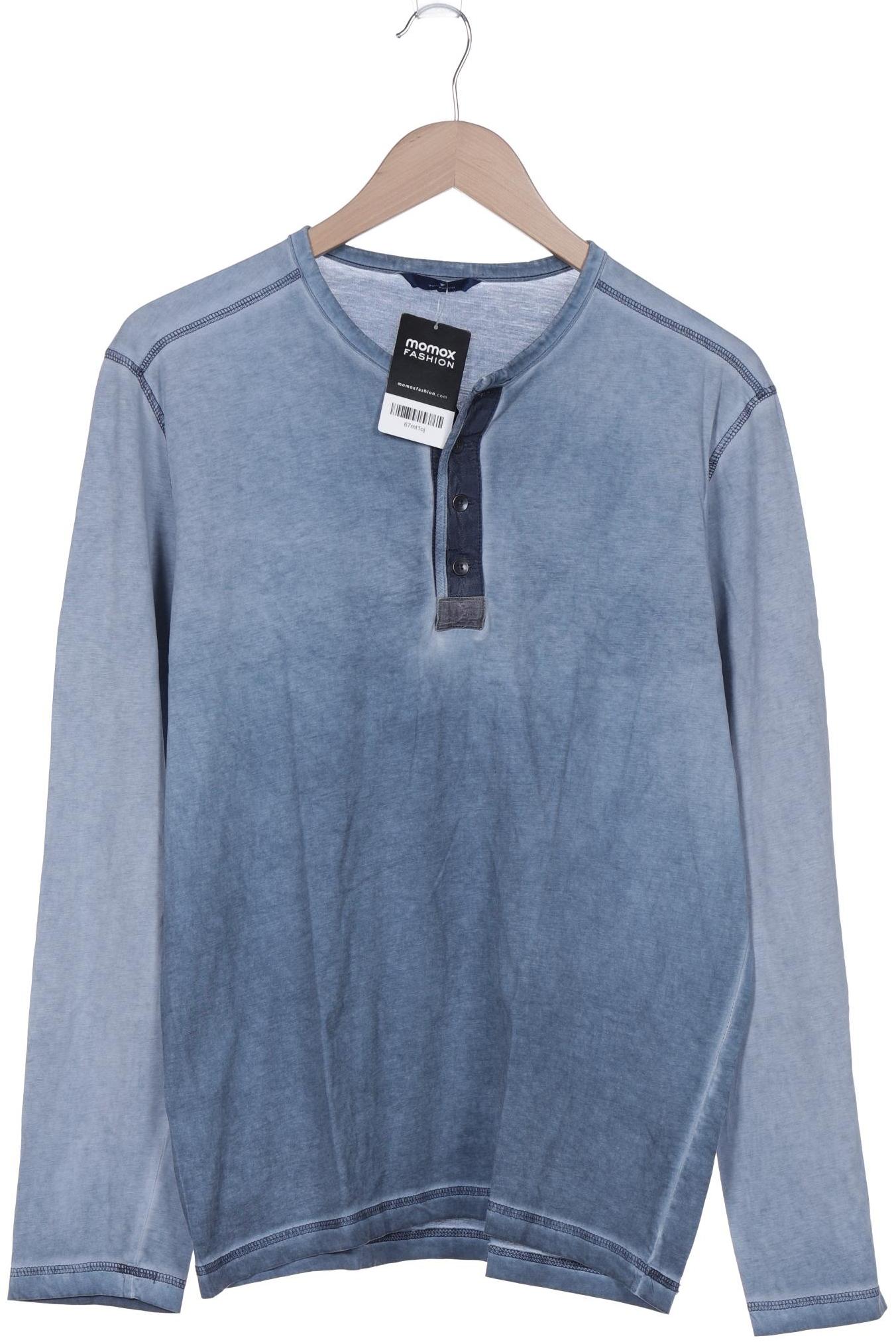 

Tom Tailor Herren Langarmshirt, blau, Gr. 48