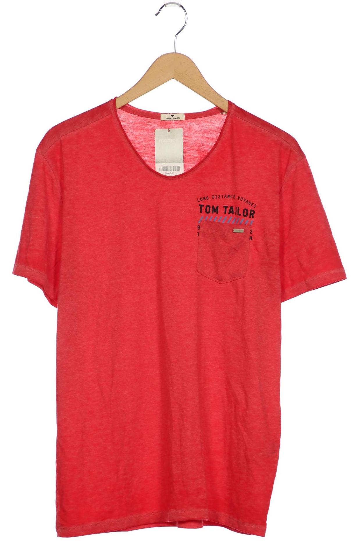 

Tom Tailor Herren T-Shirt, rot, Gr. 52