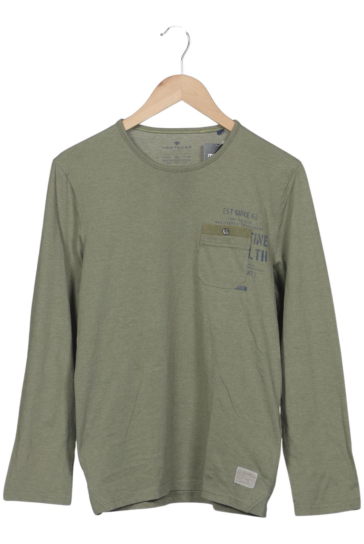 Thumbnail - Tom Tailor Herren Langarmshirt, grün, Gr. 48