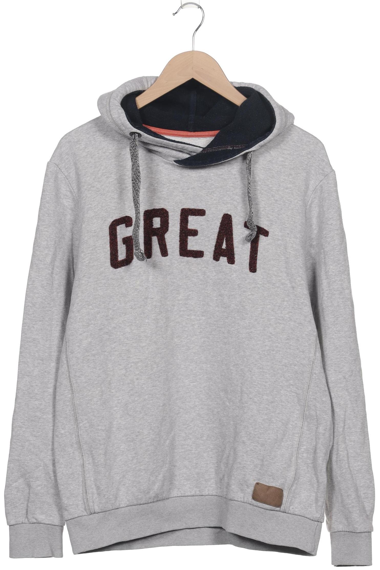 

Tom Tailor Herren Kapuzenpullover, grau, Gr. 52