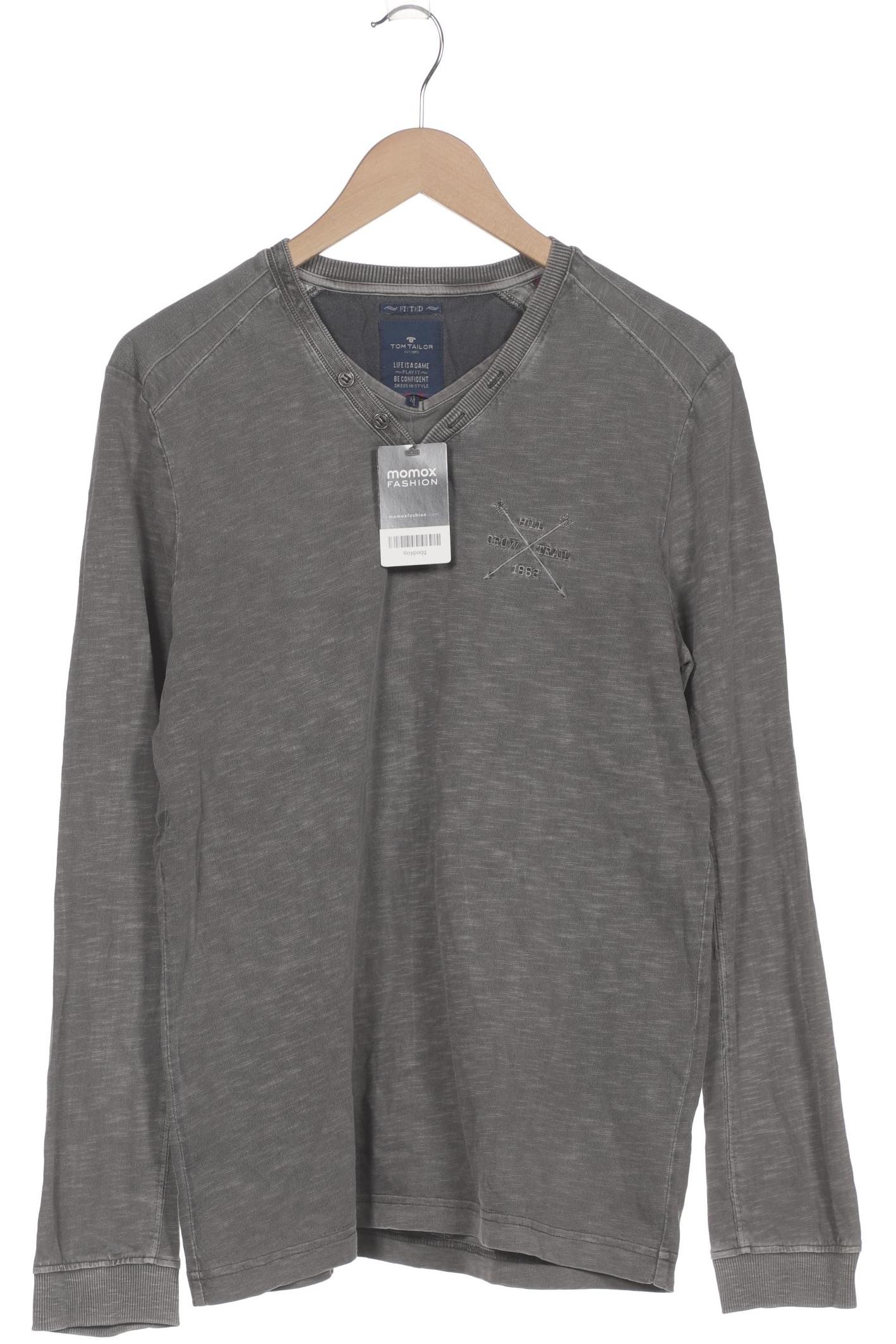 

Tom Tailor Herren Langarmshirt, grau, Gr. 48