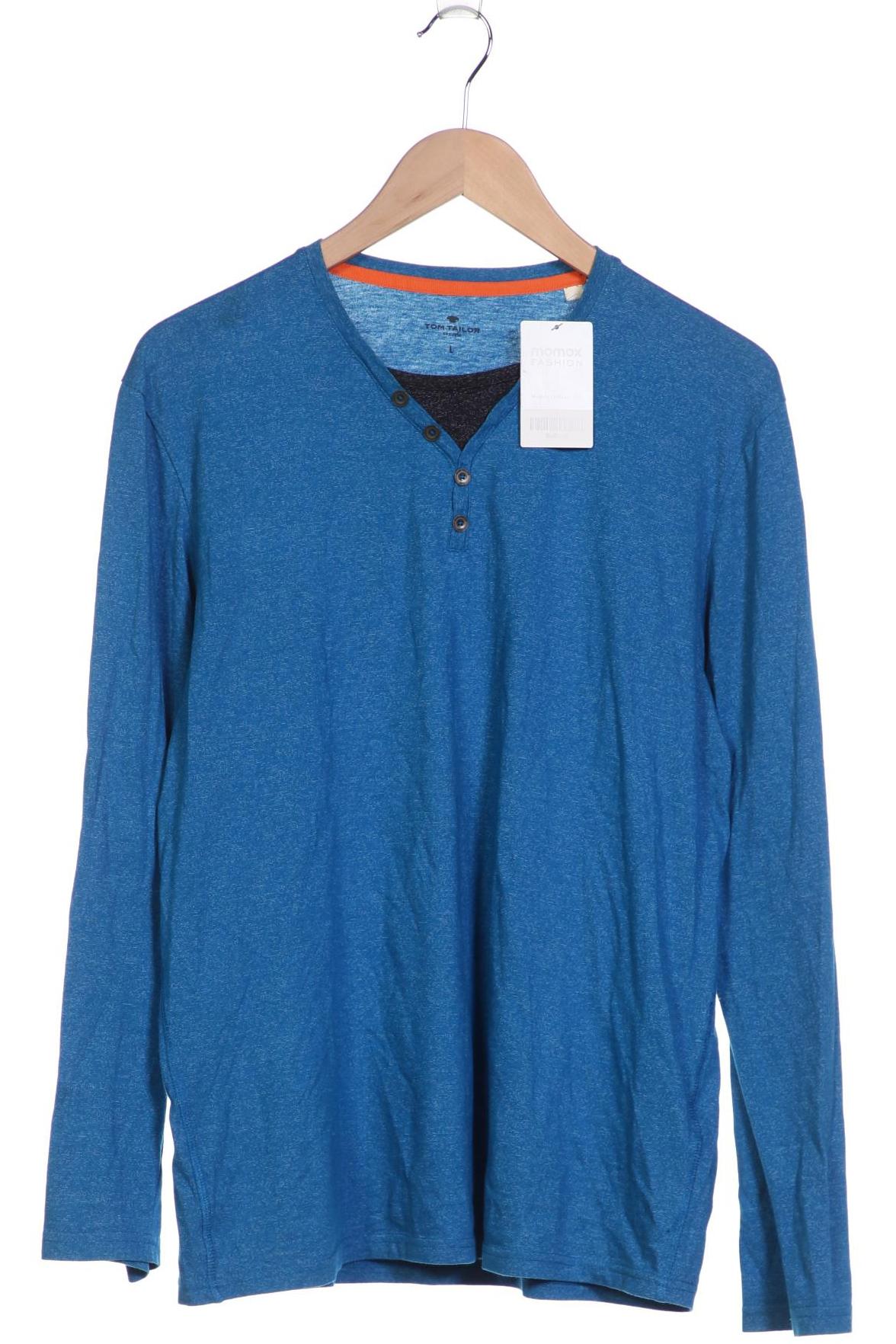 

Tom Tailor Herren Langarmshirt, blau, Gr. 52