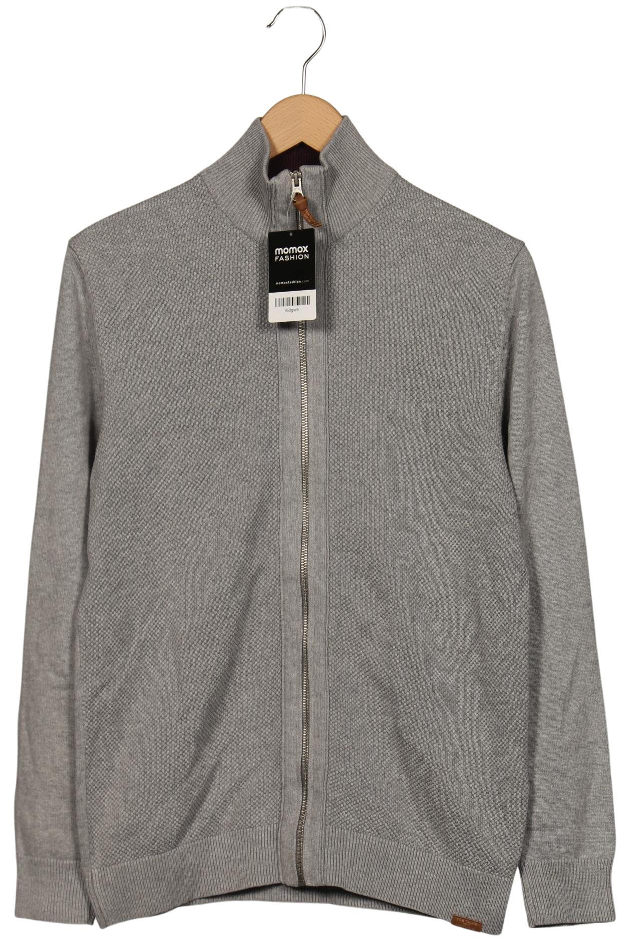 

Tom Tailor Herren Strickjacke, grau, Gr. 52