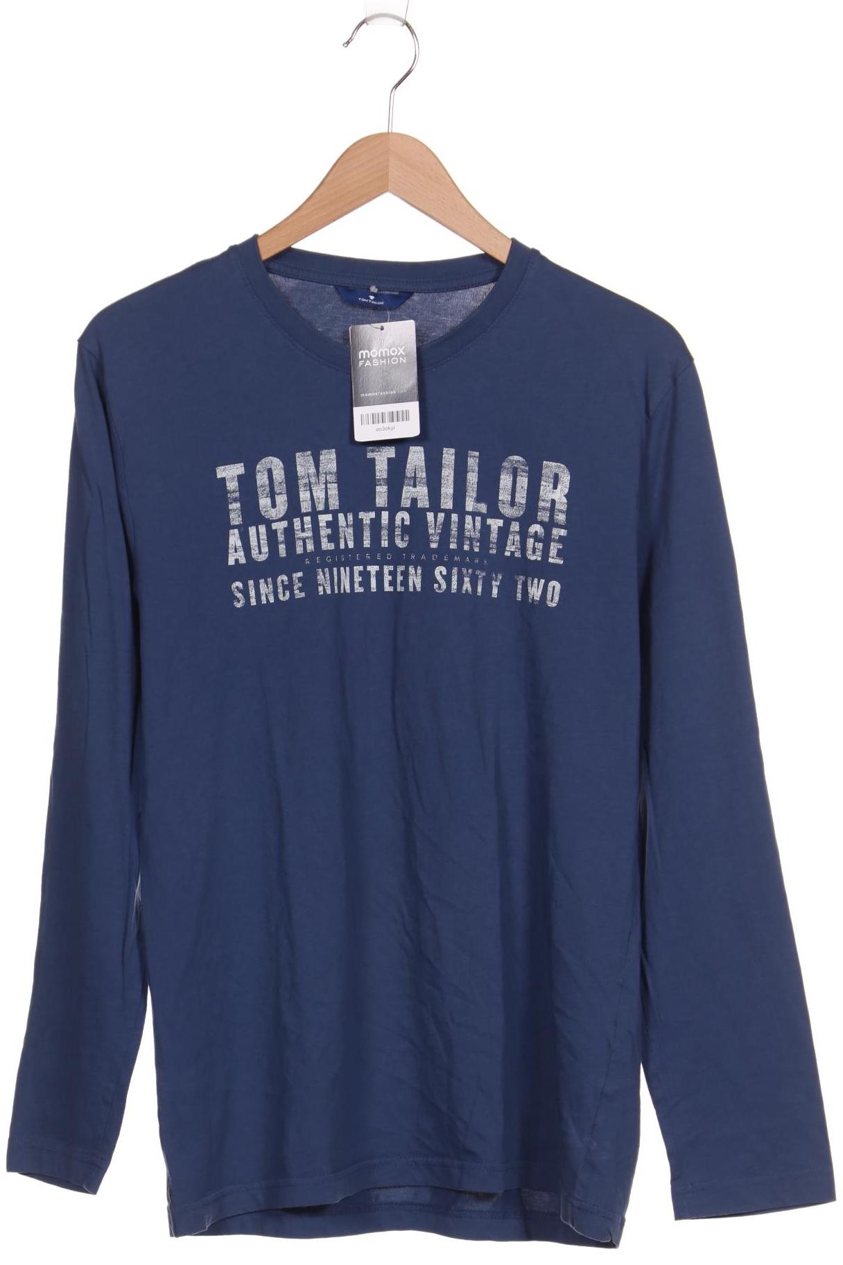 

Tom Tailor Herren Langarmshirt, marineblau, Gr. 54