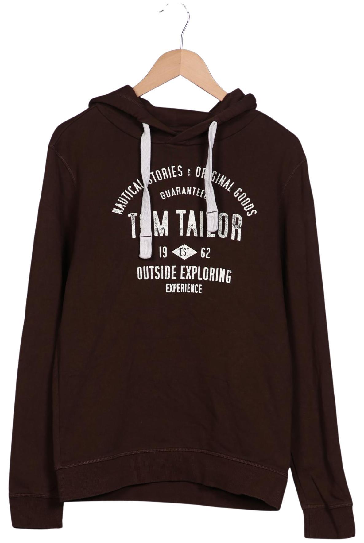 

Tom Tailor Herren Kapuzenpullover, braun, Gr. 48