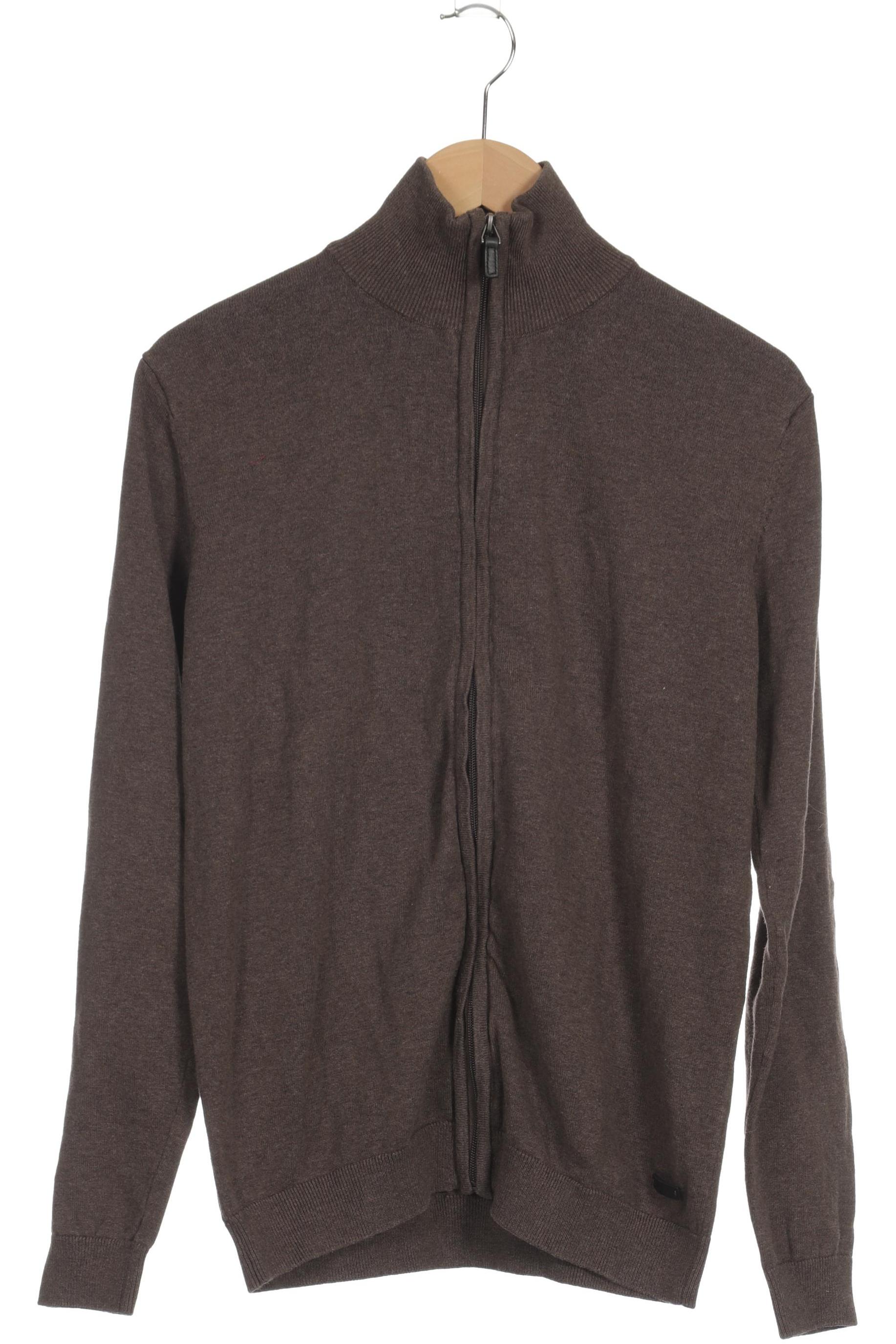 

Tom Tailor Herren Strickjacke, braun, Gr. 52