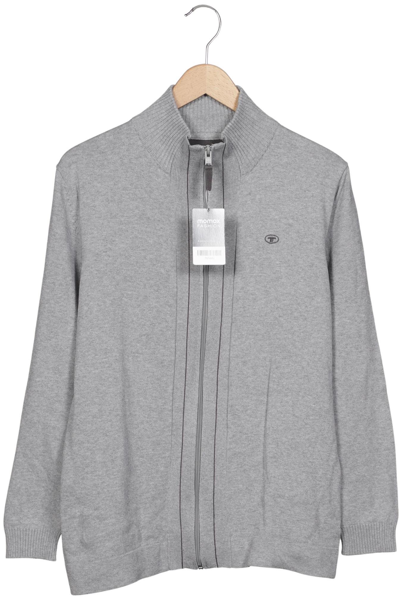 

Tom Tailor Herren Strickjacke, grau, Gr. 52