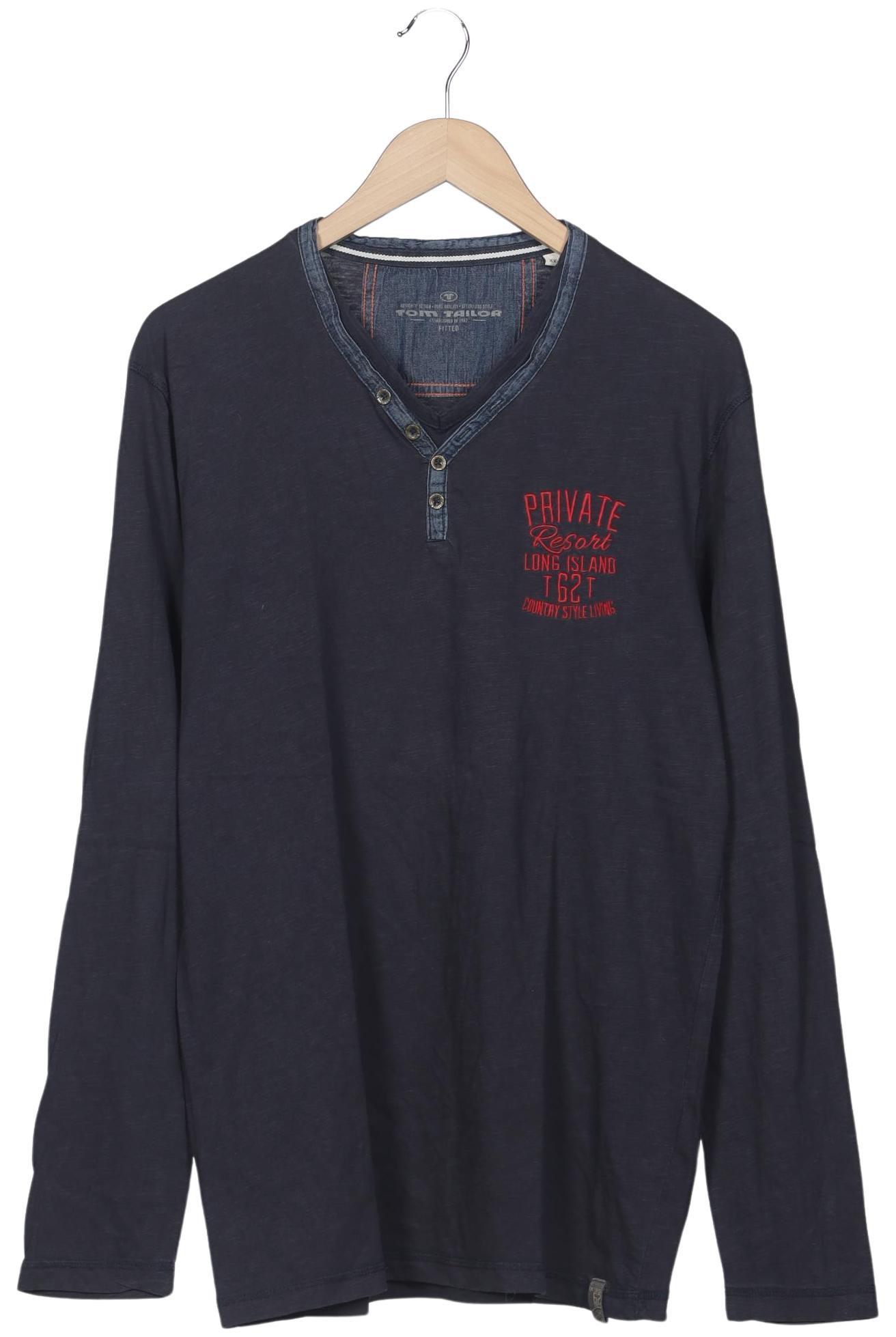 

Tom Tailor Herren Langarmshirt, marineblau, Gr. 56