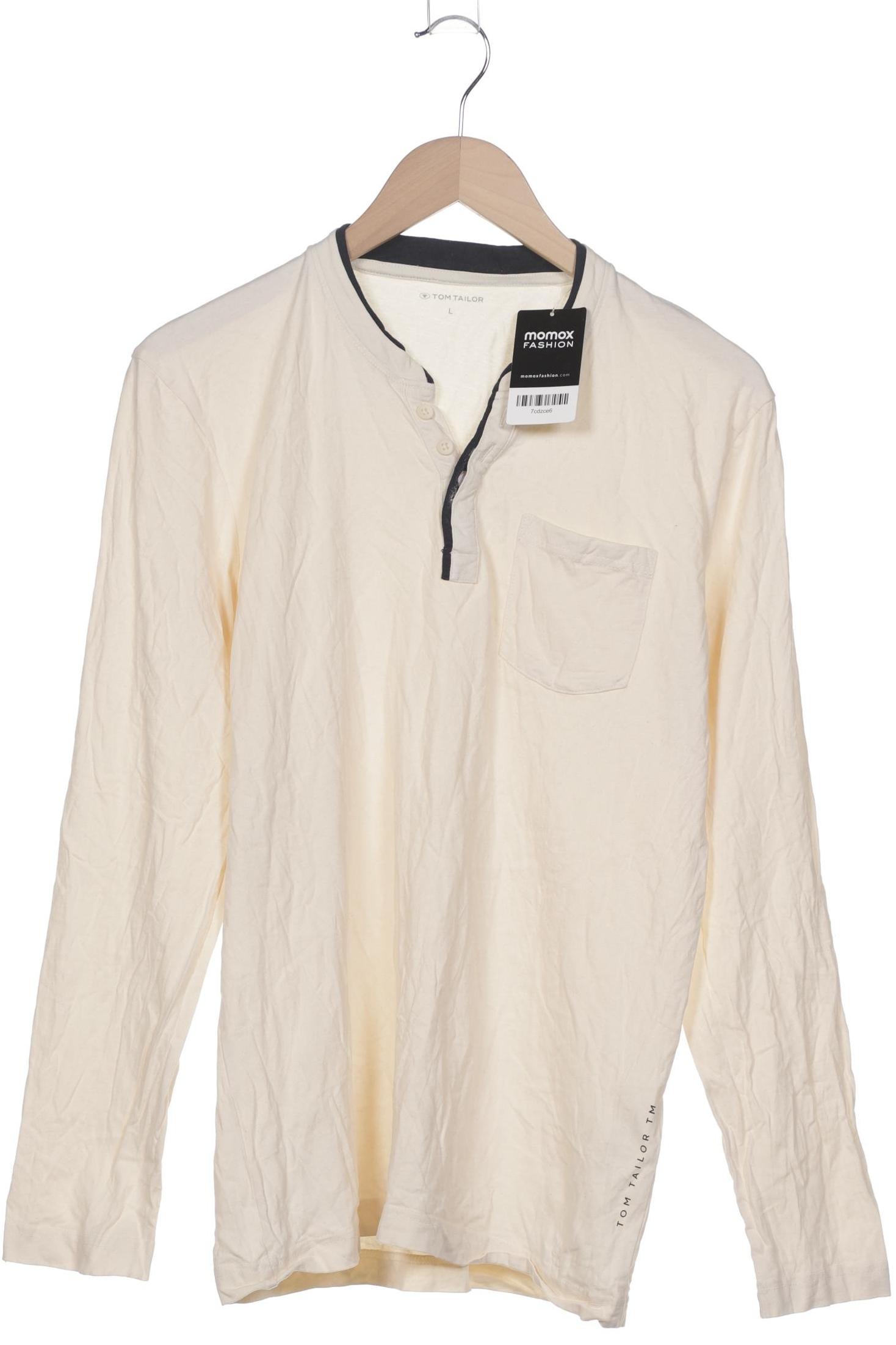 

Tom Tailor Herren Langarmshirt, beige, Gr. 52