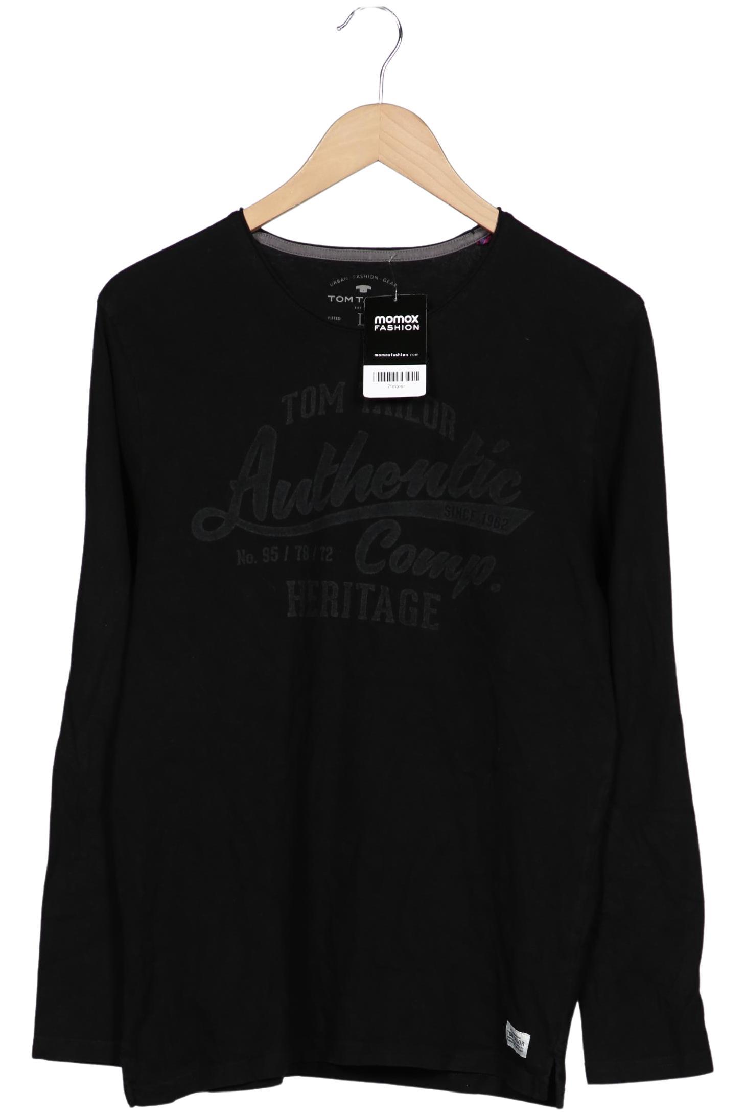 

Tom Tailor Herren Langarmshirt, schwarz, Gr. 52