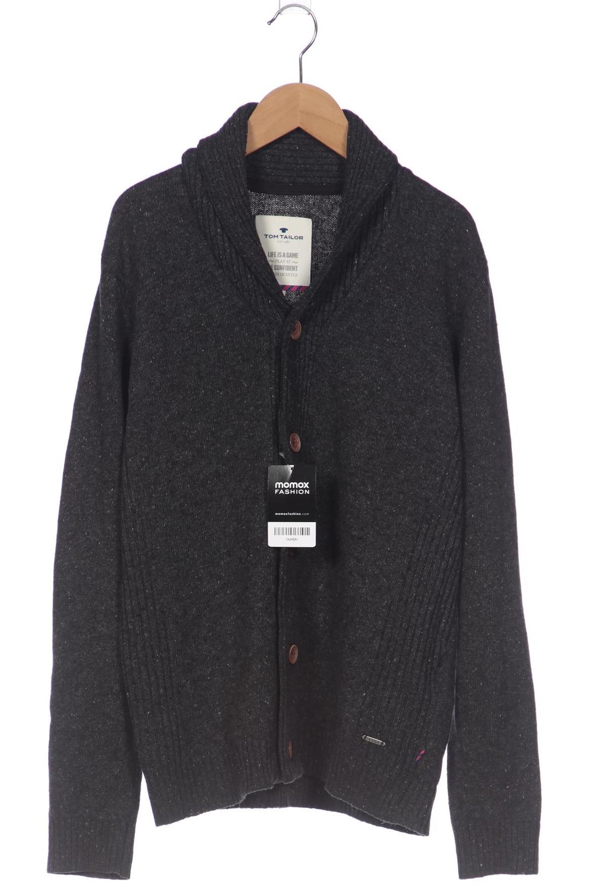 

Tom Tailor Herren Strickjacke, grau, Gr. 48