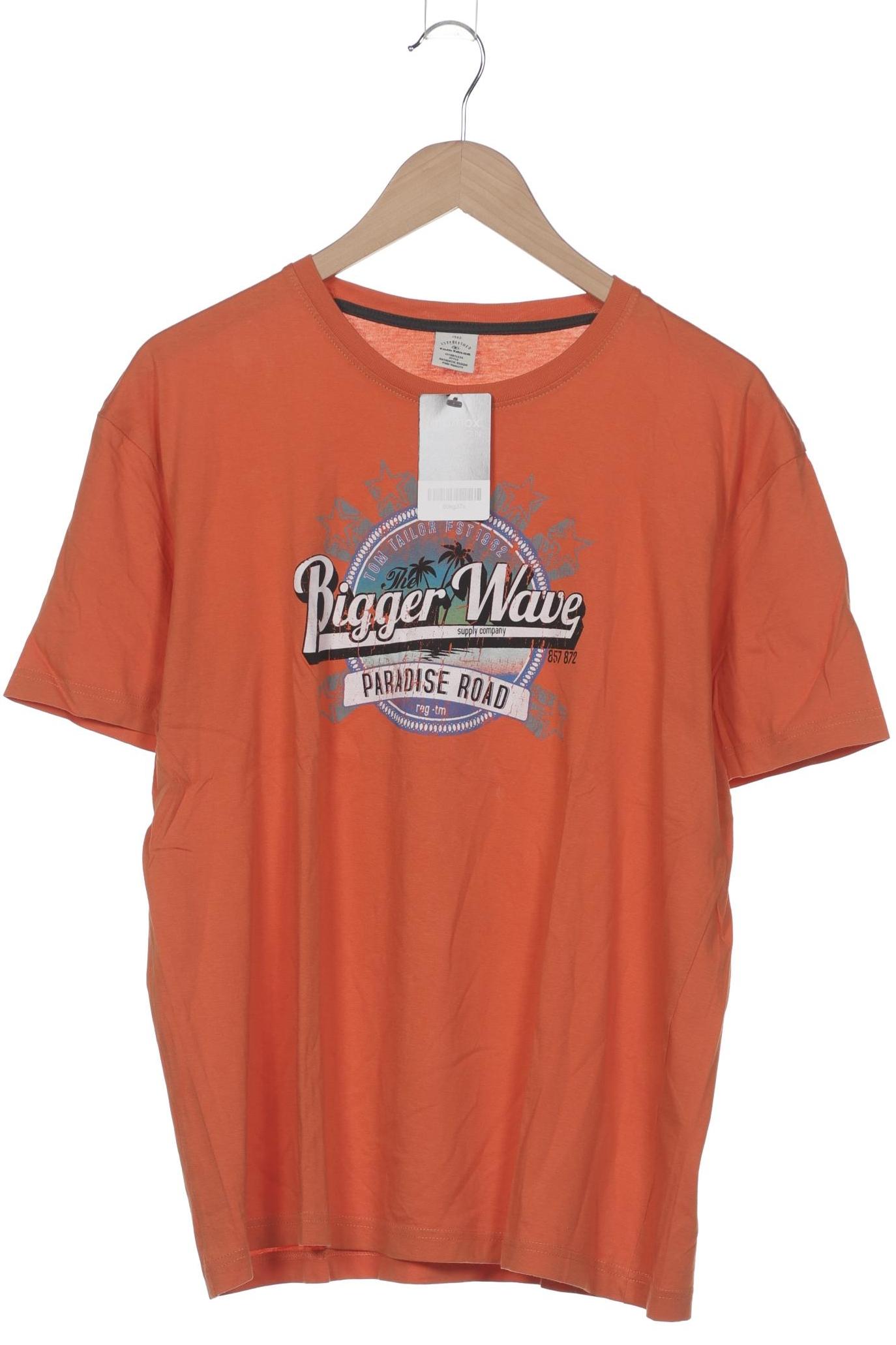 

Tom Tailor Herren T-Shirt, orange, Gr. 54
