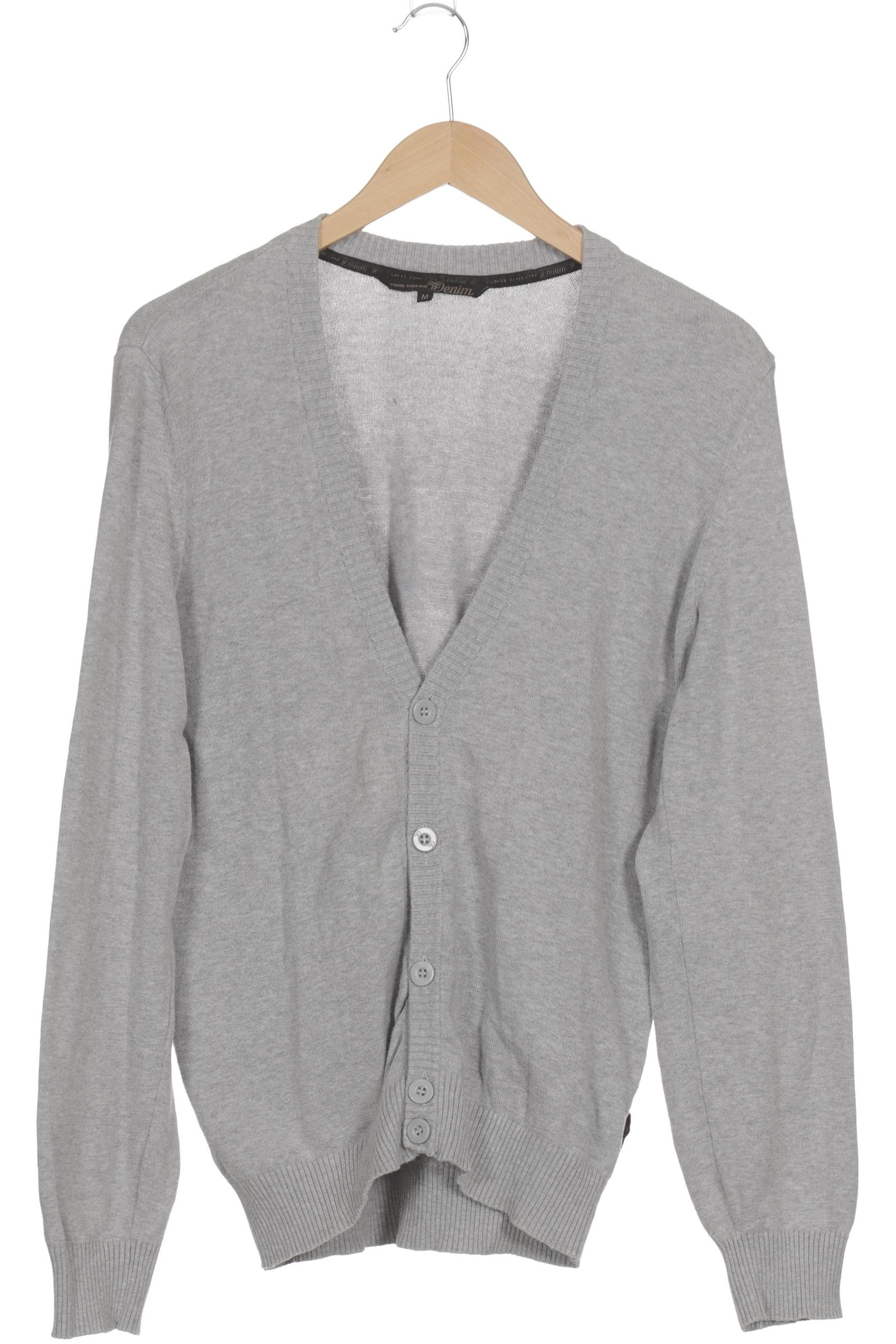 

Tom Tailor Herren Strickjacke, grau, Gr. 48