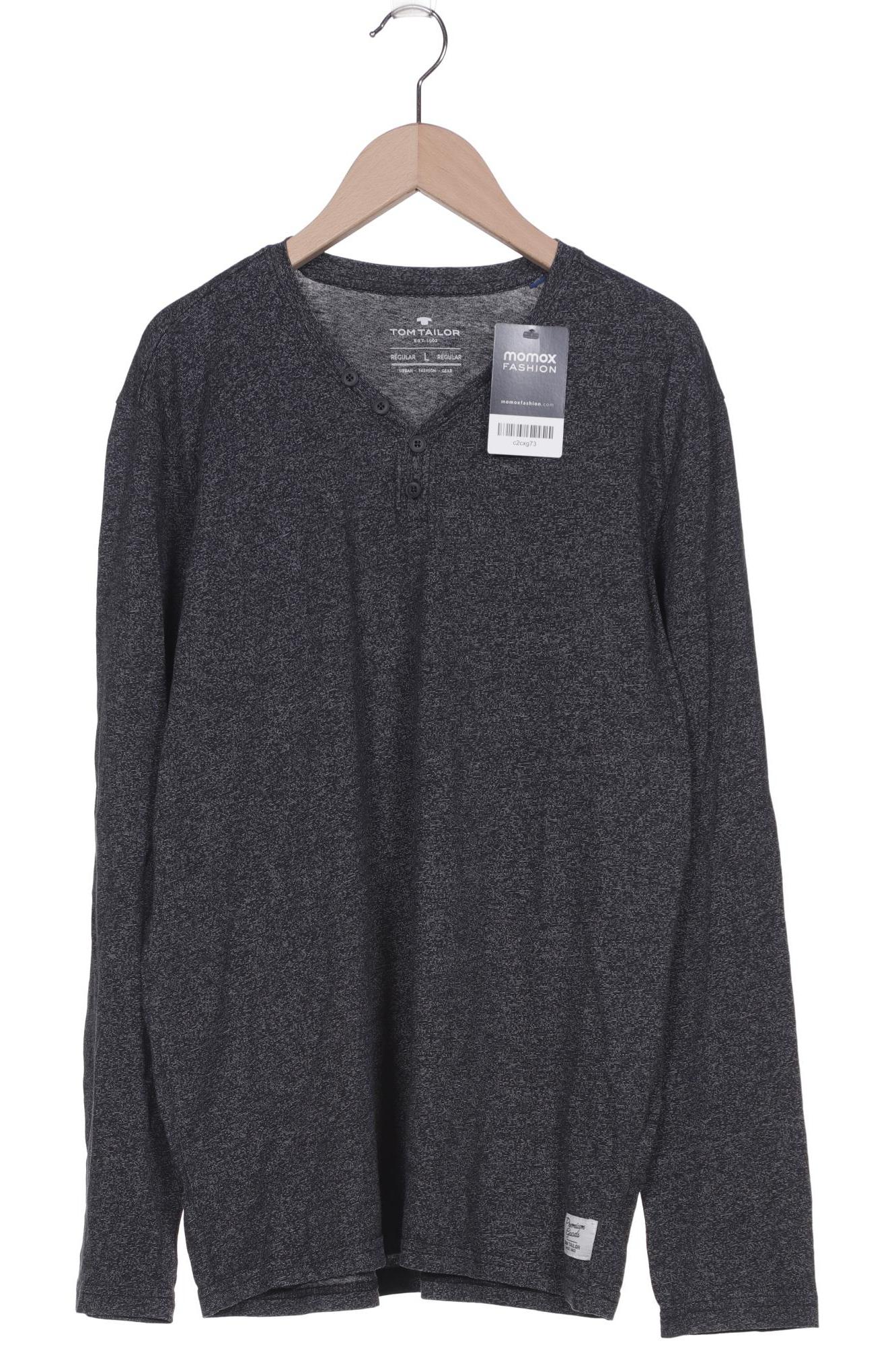 

Tom Tailor Herren Langarmshirt, grau, Gr. 52