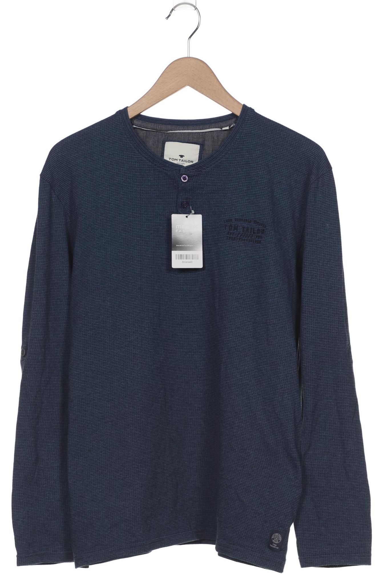 

Tom Tailor Herren Langarmshirt, marineblau, Gr. 52