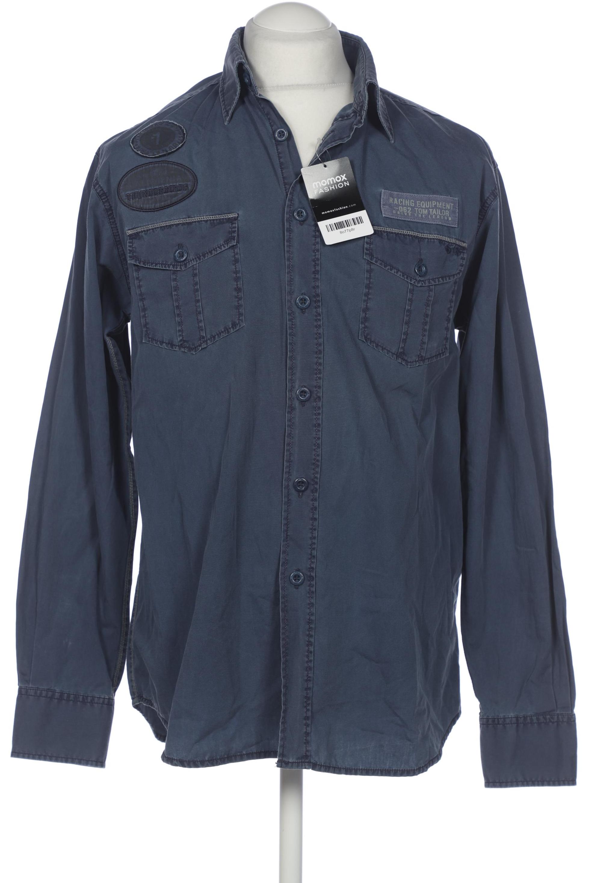 

Tom Tailor Herren Hemd, marineblau, Gr. 48