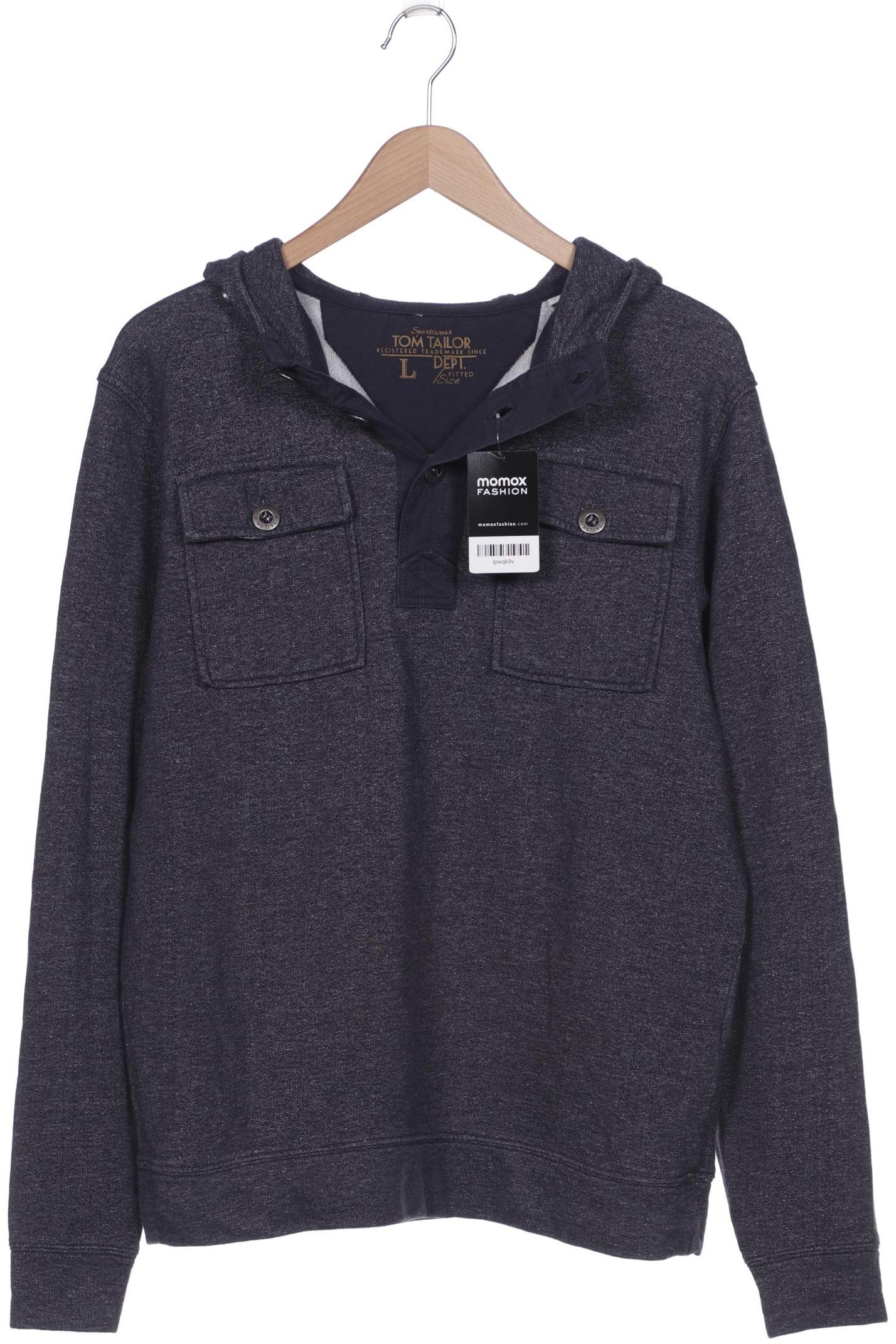 

Tom Tailor Herren Kapuzenpullover, marineblau, Gr. 52