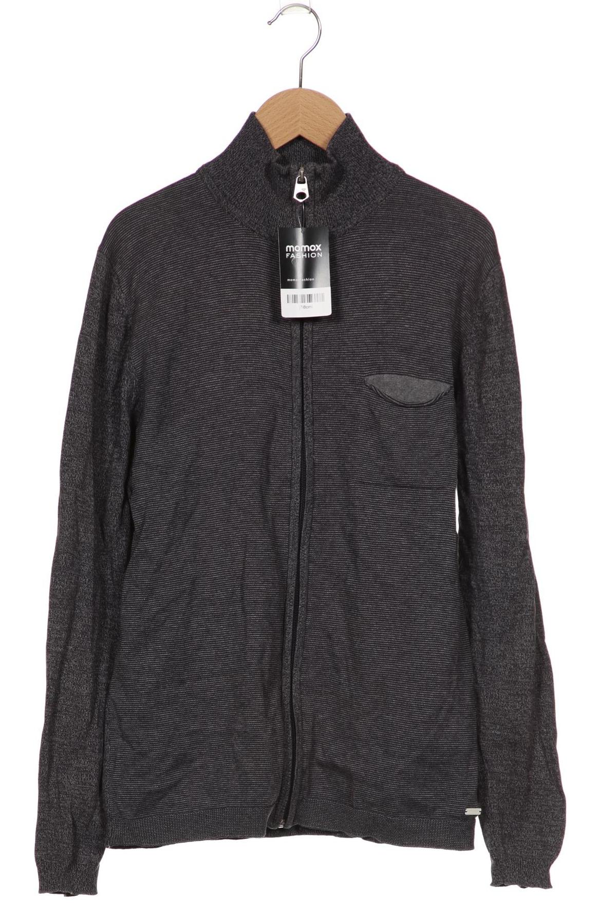 

Tom Tailor Herren Strickjacke, grau, Gr. 48