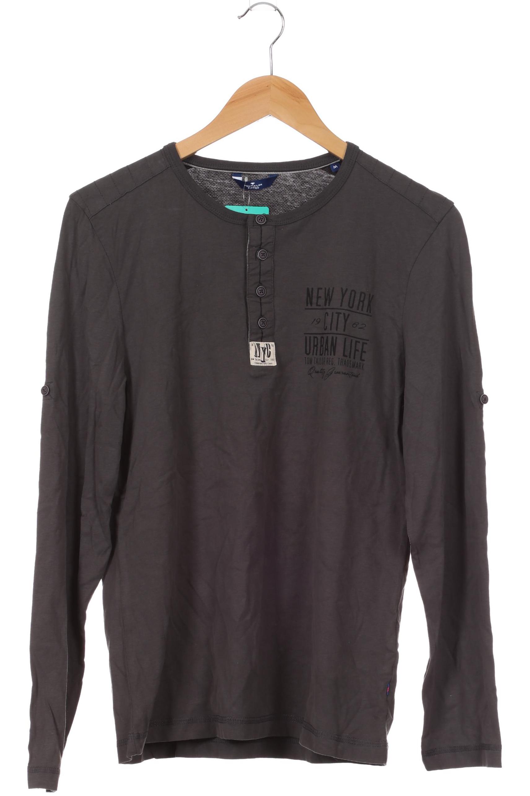 

Tom Tailor Herren Langarmshirt, grau, Gr. 48