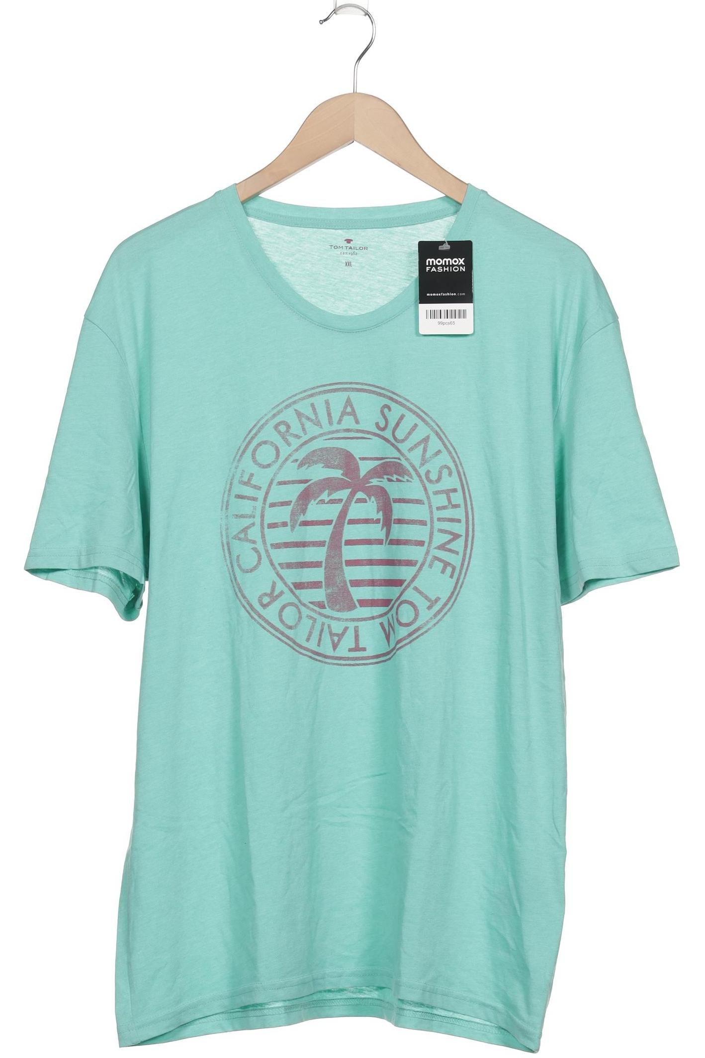 

Tom Tailor Herren T-Shirt, türkis, Gr. 56
