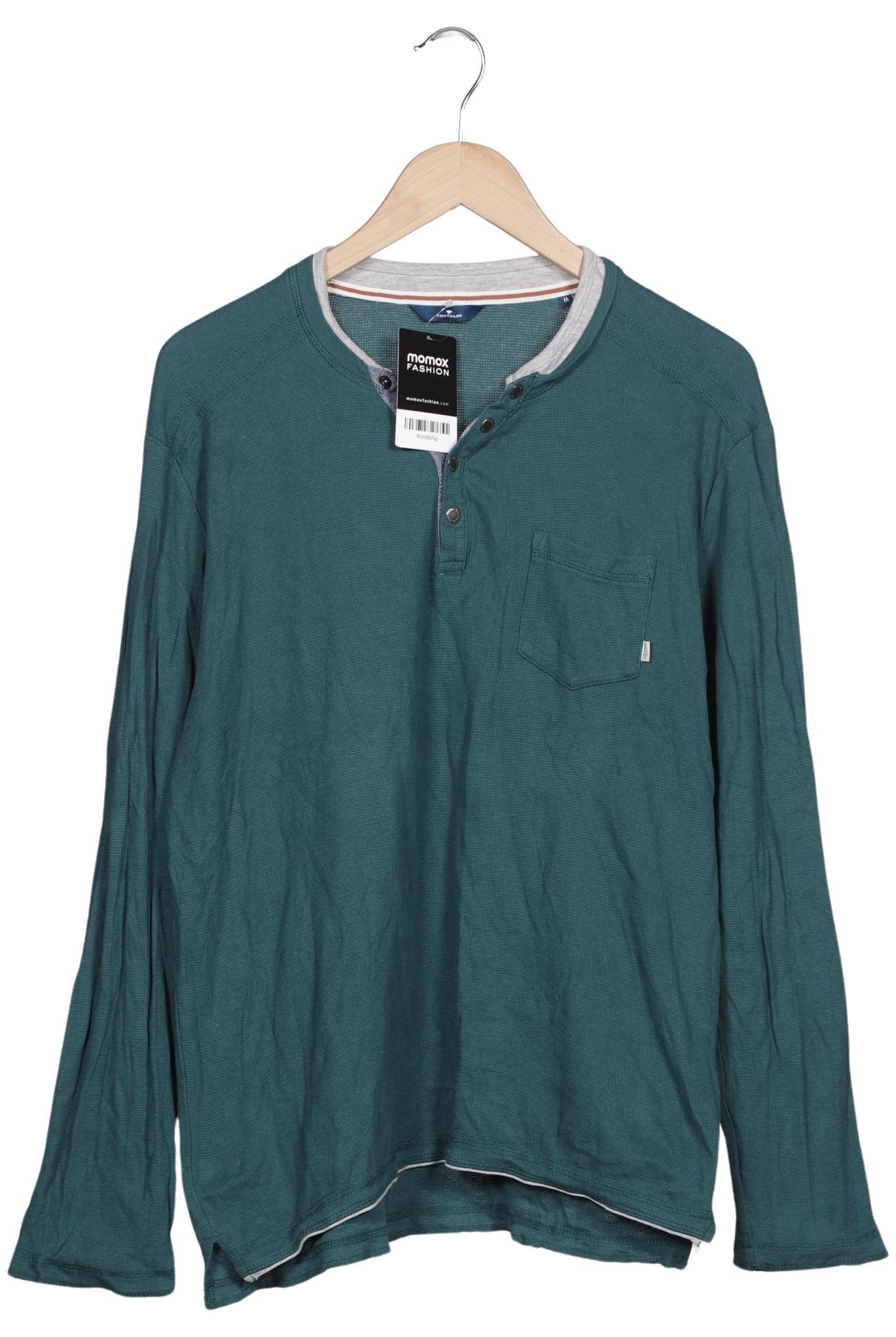 

Tom Tailor Herren Langarmshirt, türkis, Gr. 48