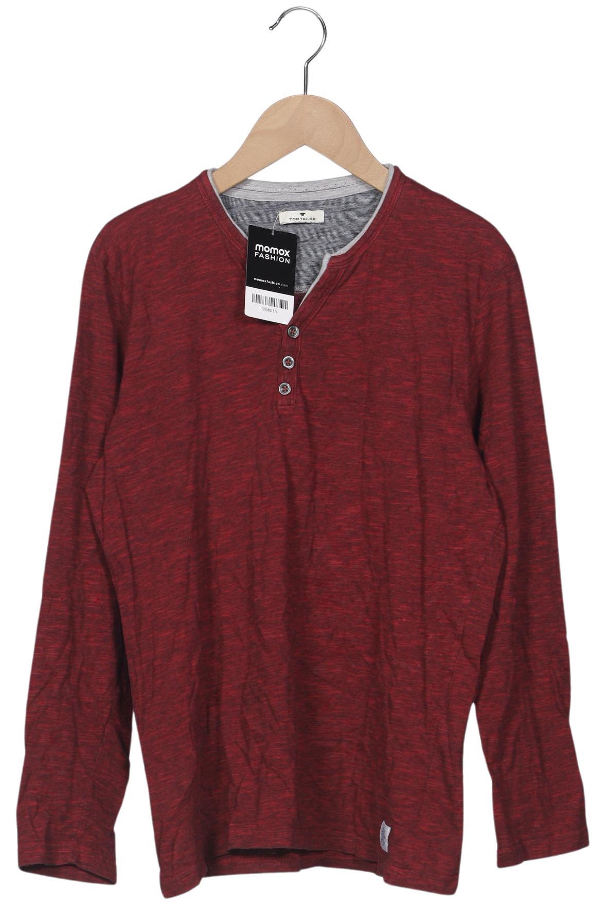 

Tom Tailor Herren Langarmshirt, rot, Gr. 46