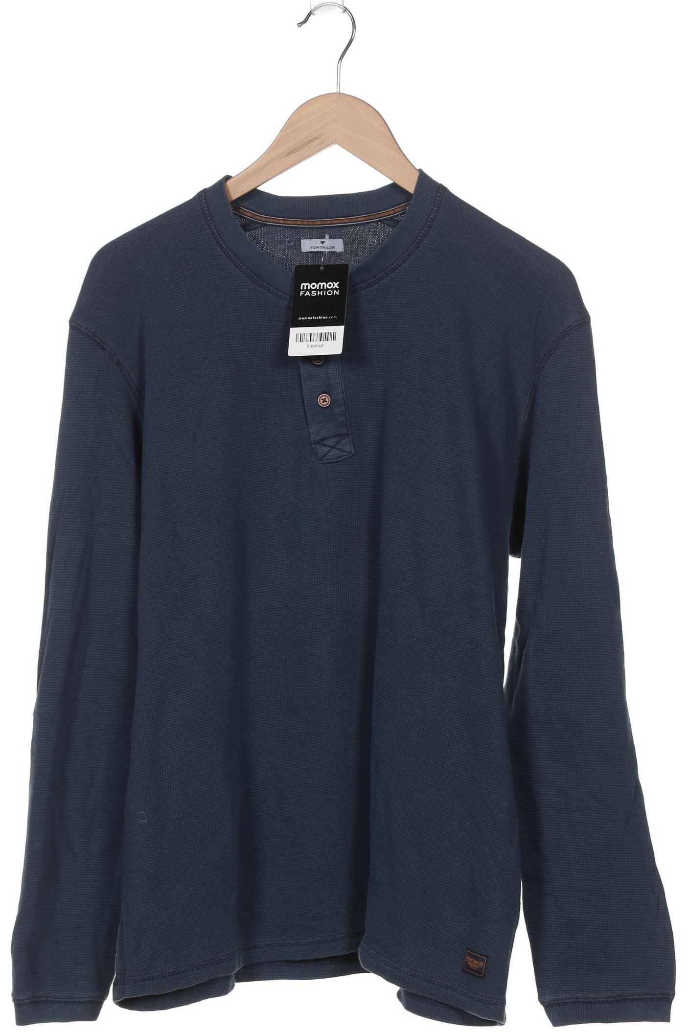 

Tom Tailor Herren Langarmshirt, marineblau, Gr. 52