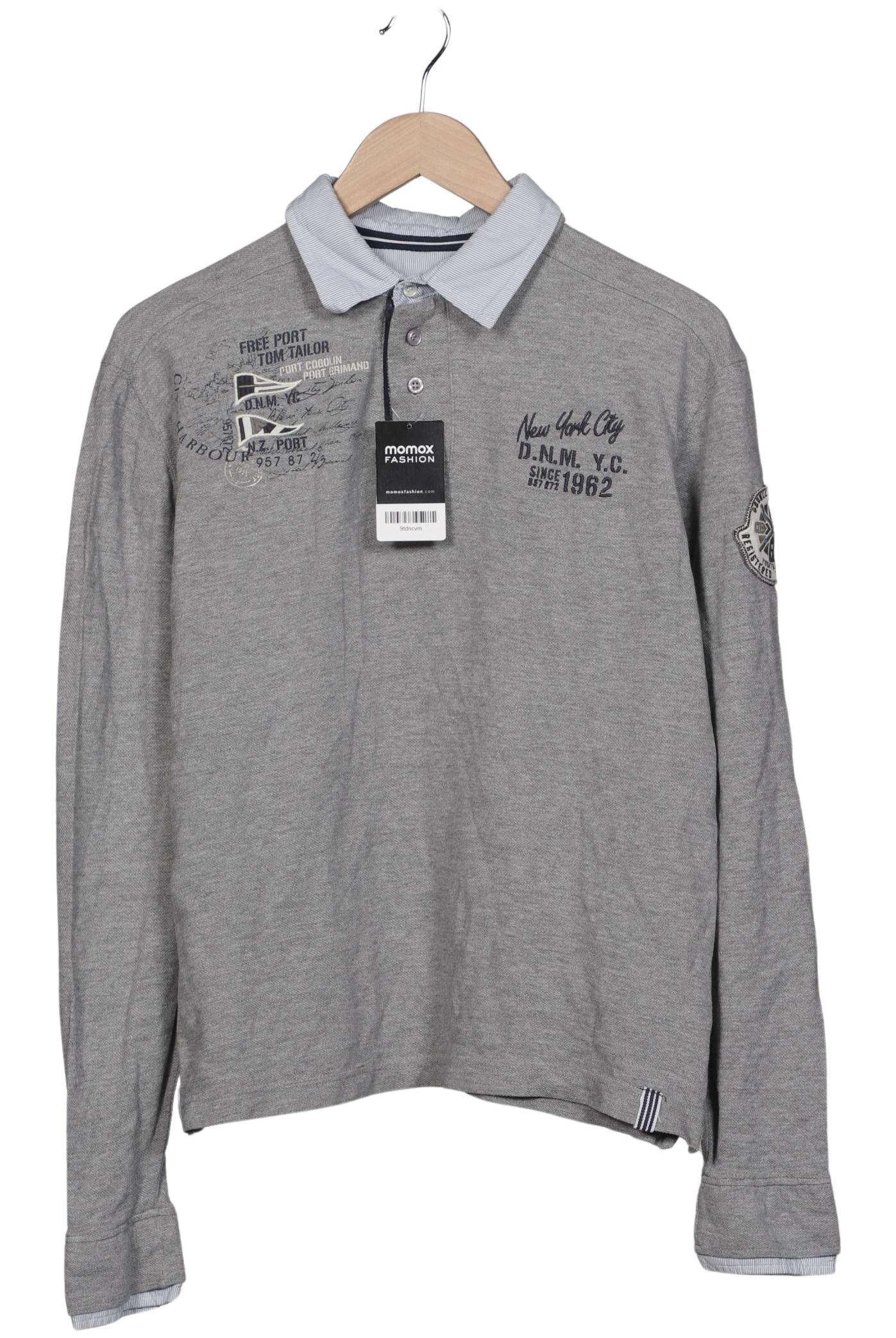 

Tom Tailor Herren Langarmshirt, grau, Gr. 46