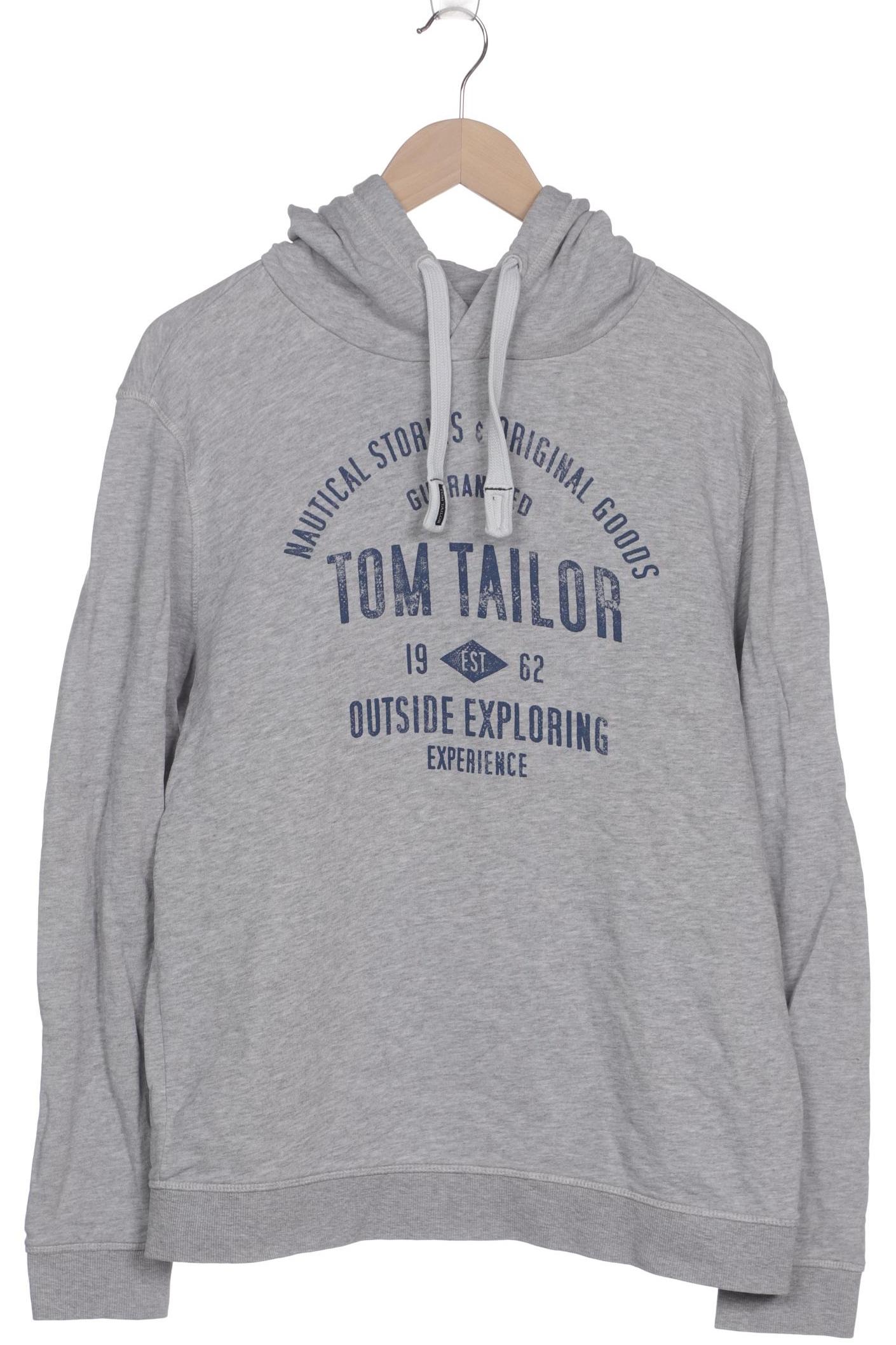 

Tom Tailor Herren Kapuzenpullover, grau, Gr. 54
