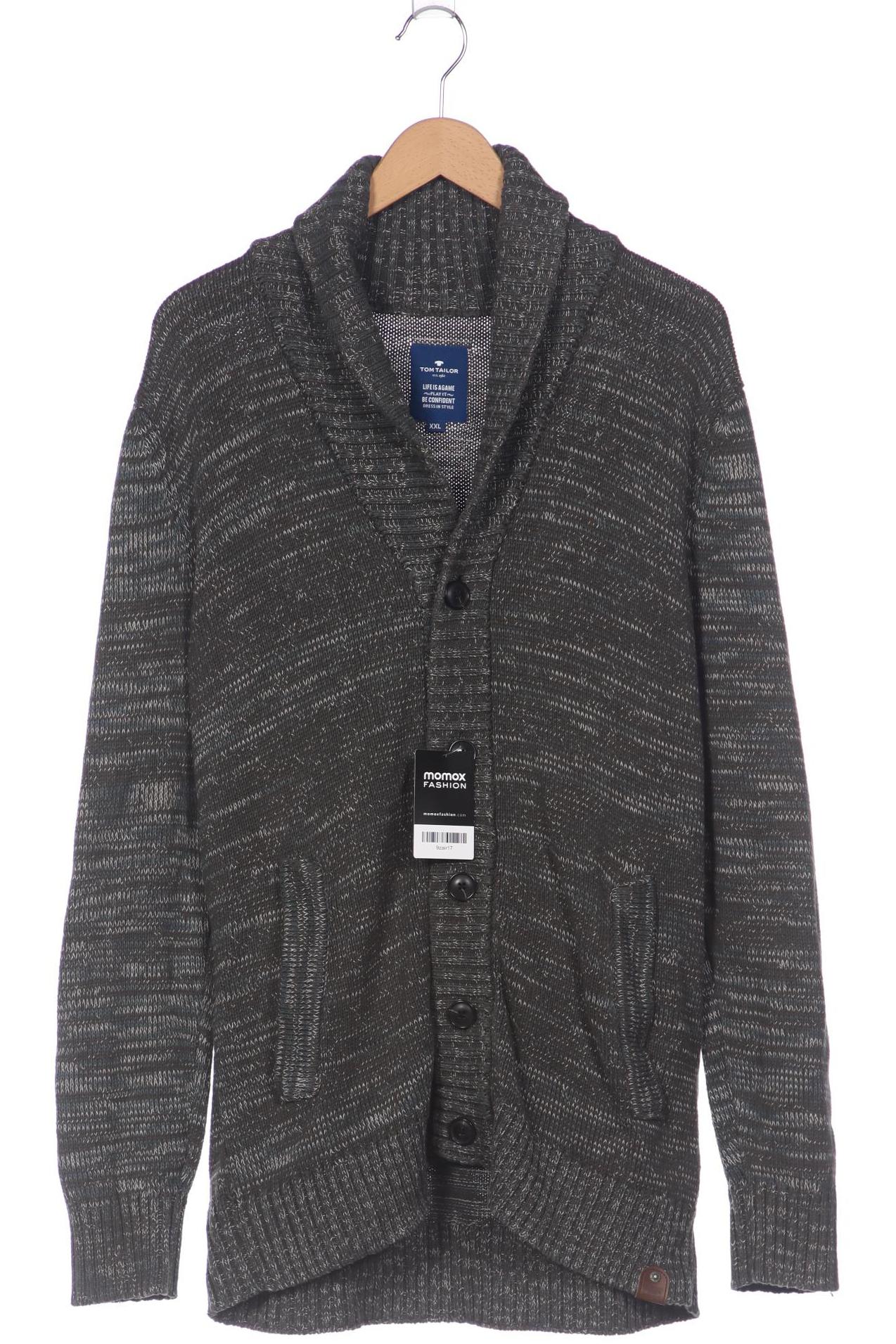 

Tom Tailor Herren Strickjacke, grün, Gr. 56