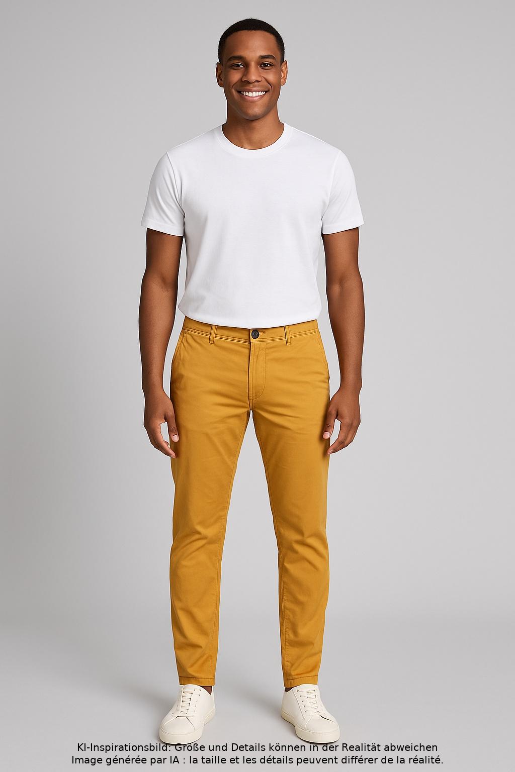 

Tom Tailor Herren Stoffhose, gelb, Gr. 30